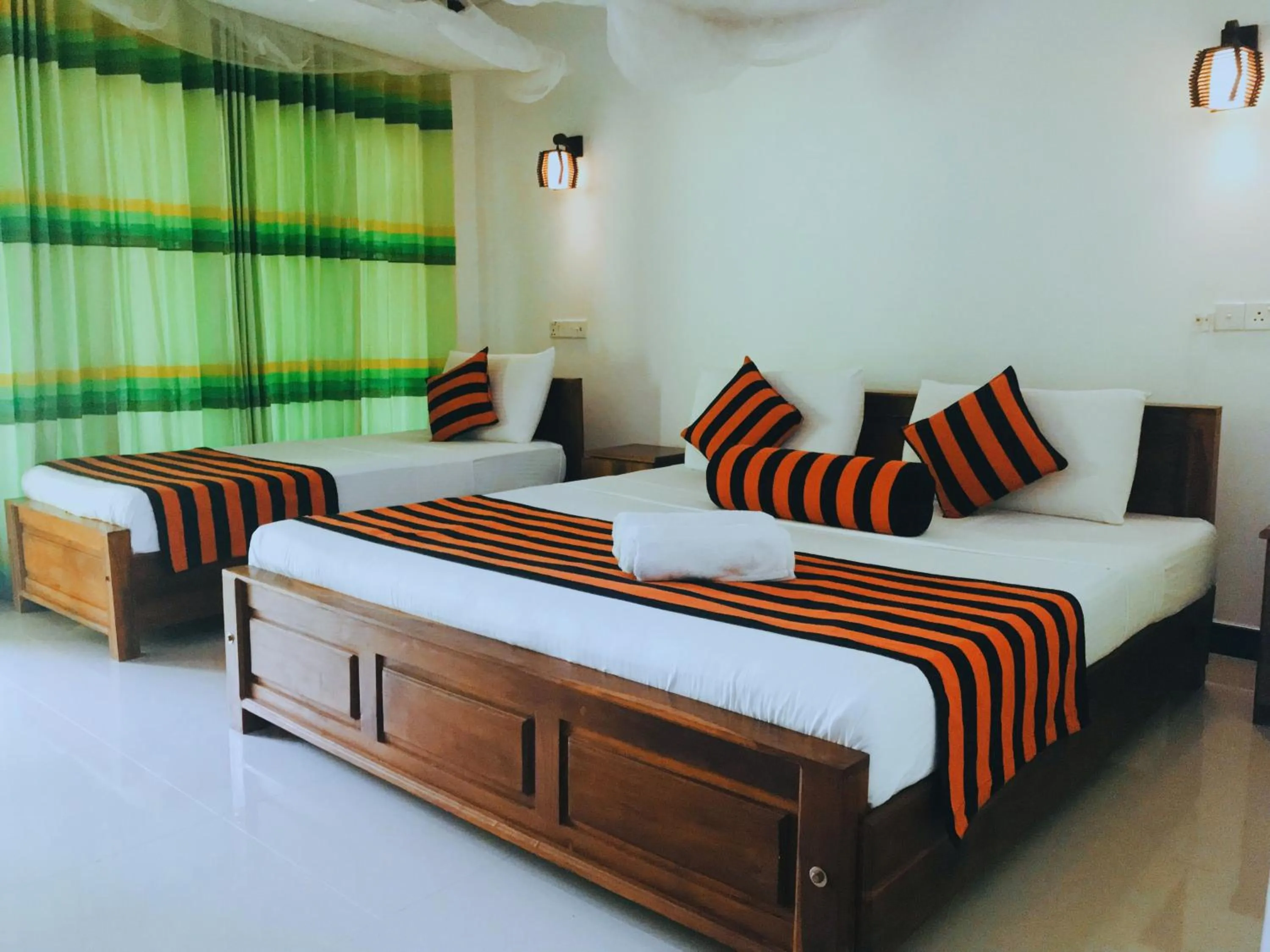 Bed in Sigiriya Ranasinghe Nature Villa & Cabana