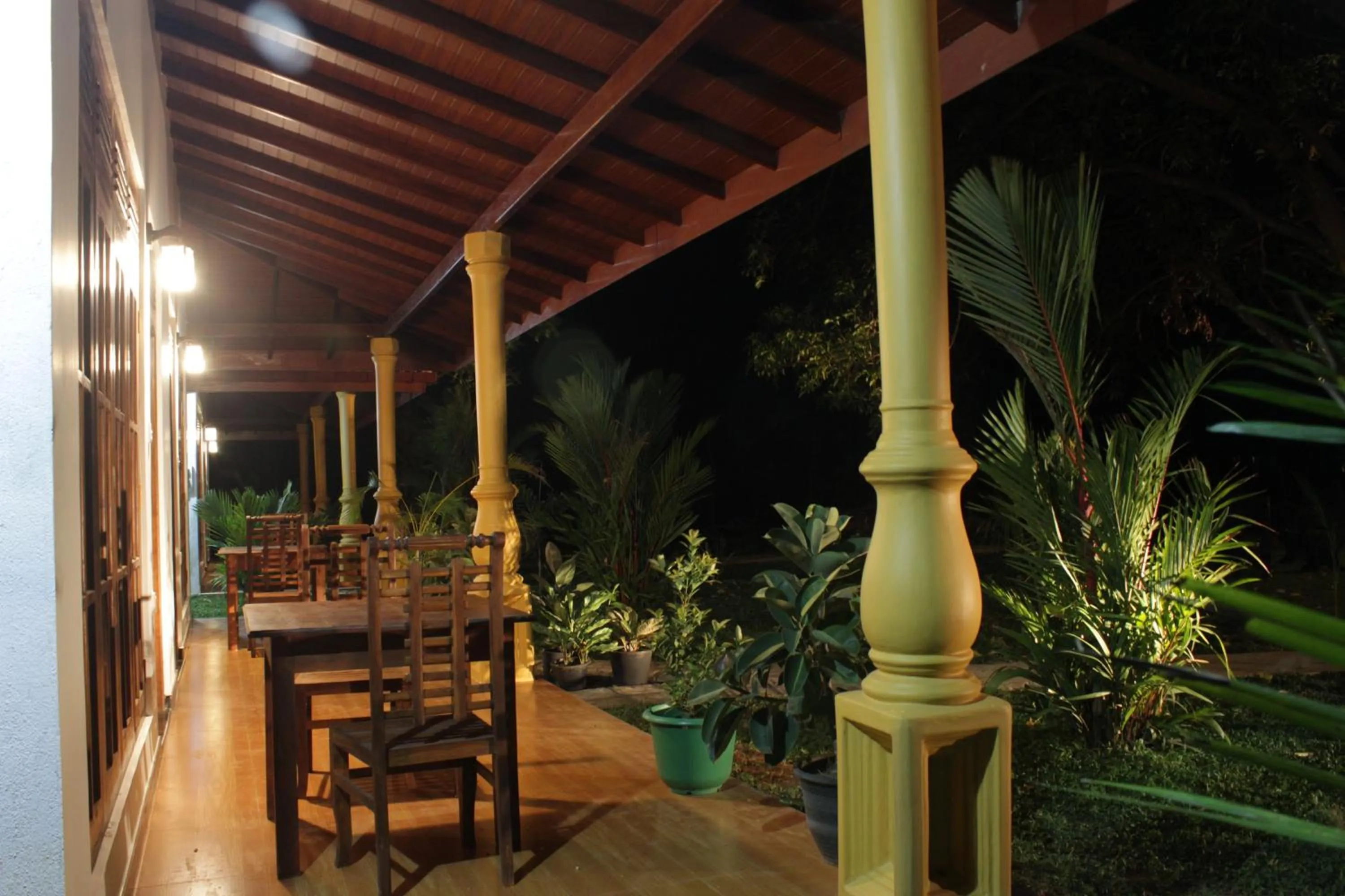 Patio in Sigiriya Ranasinghe Nature Villa & Cabana