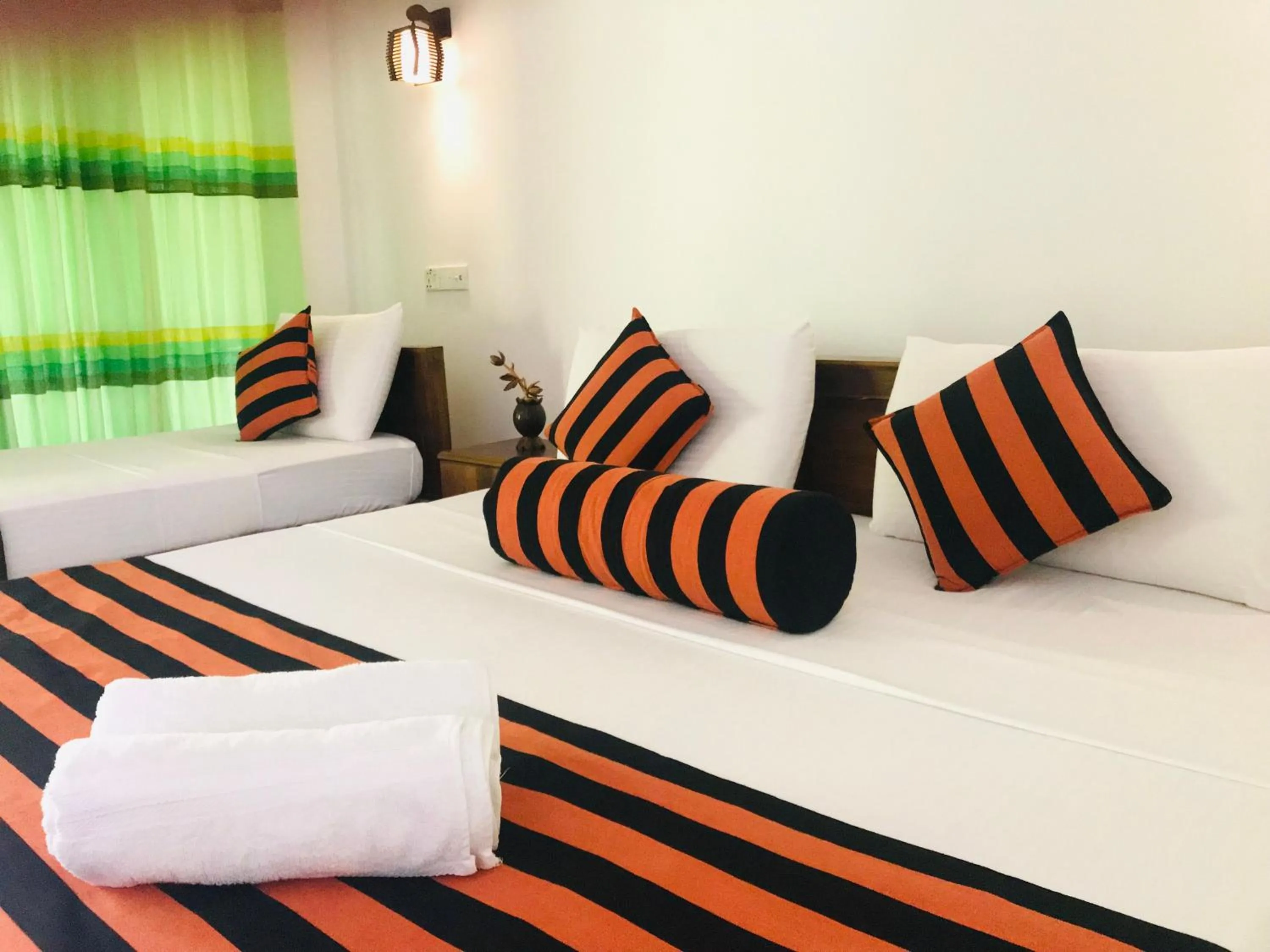 Bed in Sigiriya Ranasinghe Nature Villa & Cabana