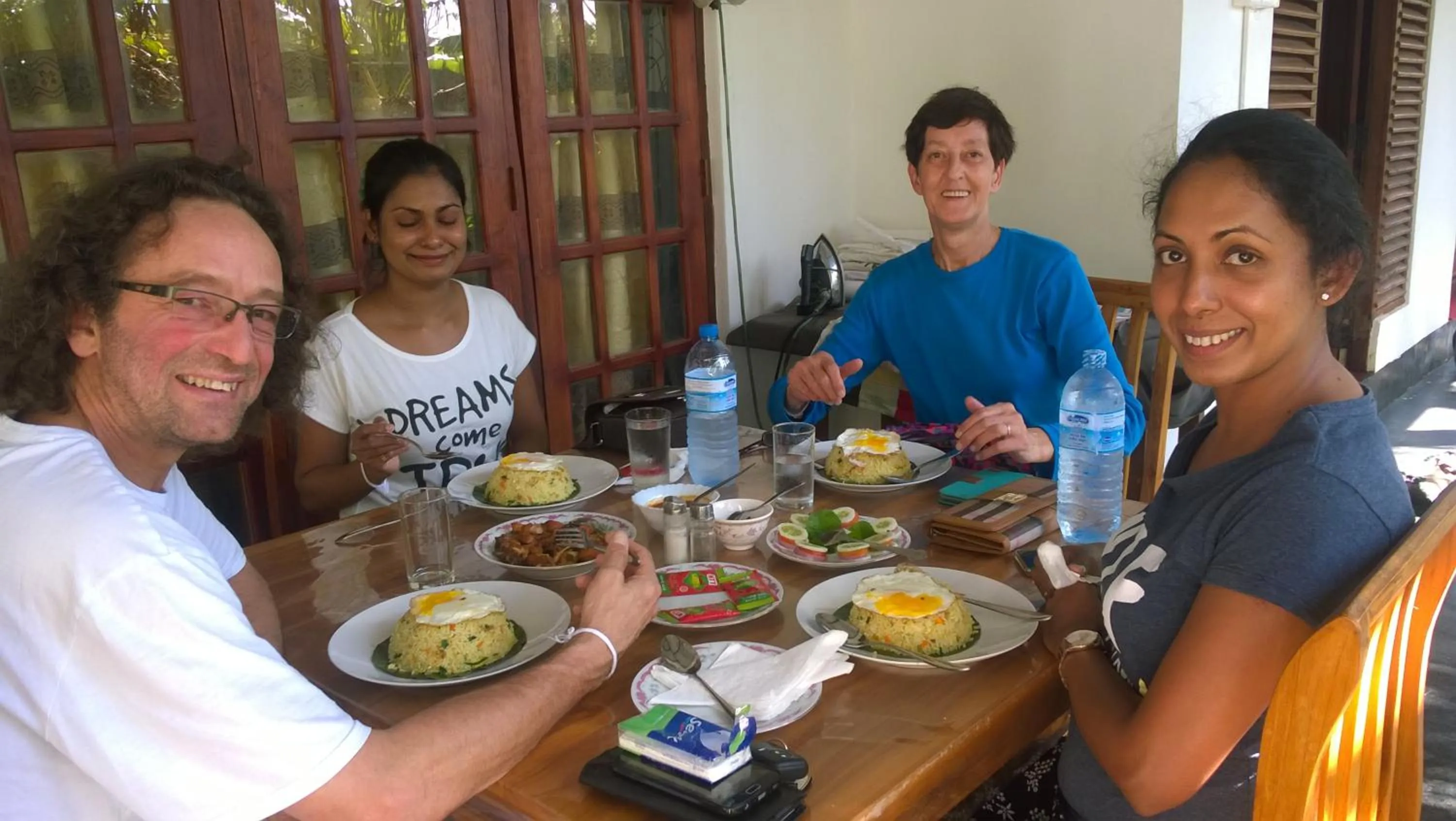 Asian breakfast in Ella Sunrise