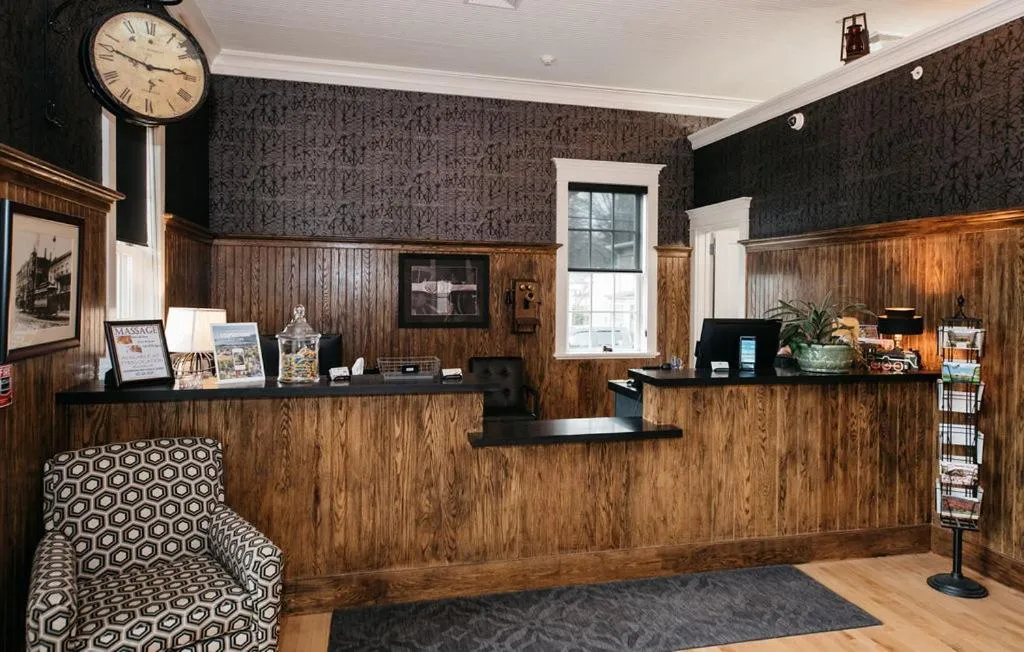 Lobby or reception in The Railroad Inn