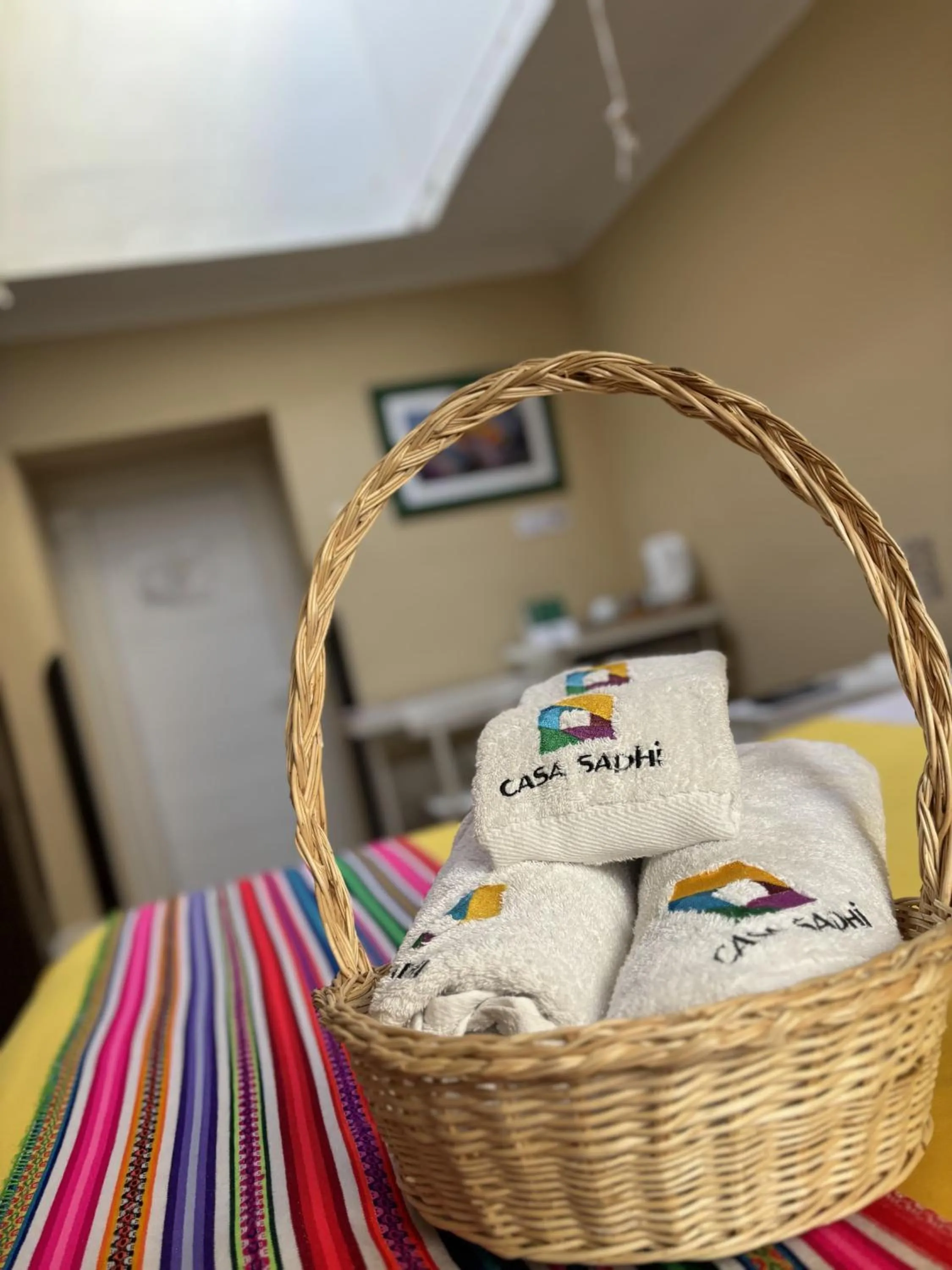 towels, Bed in Casa Saphi