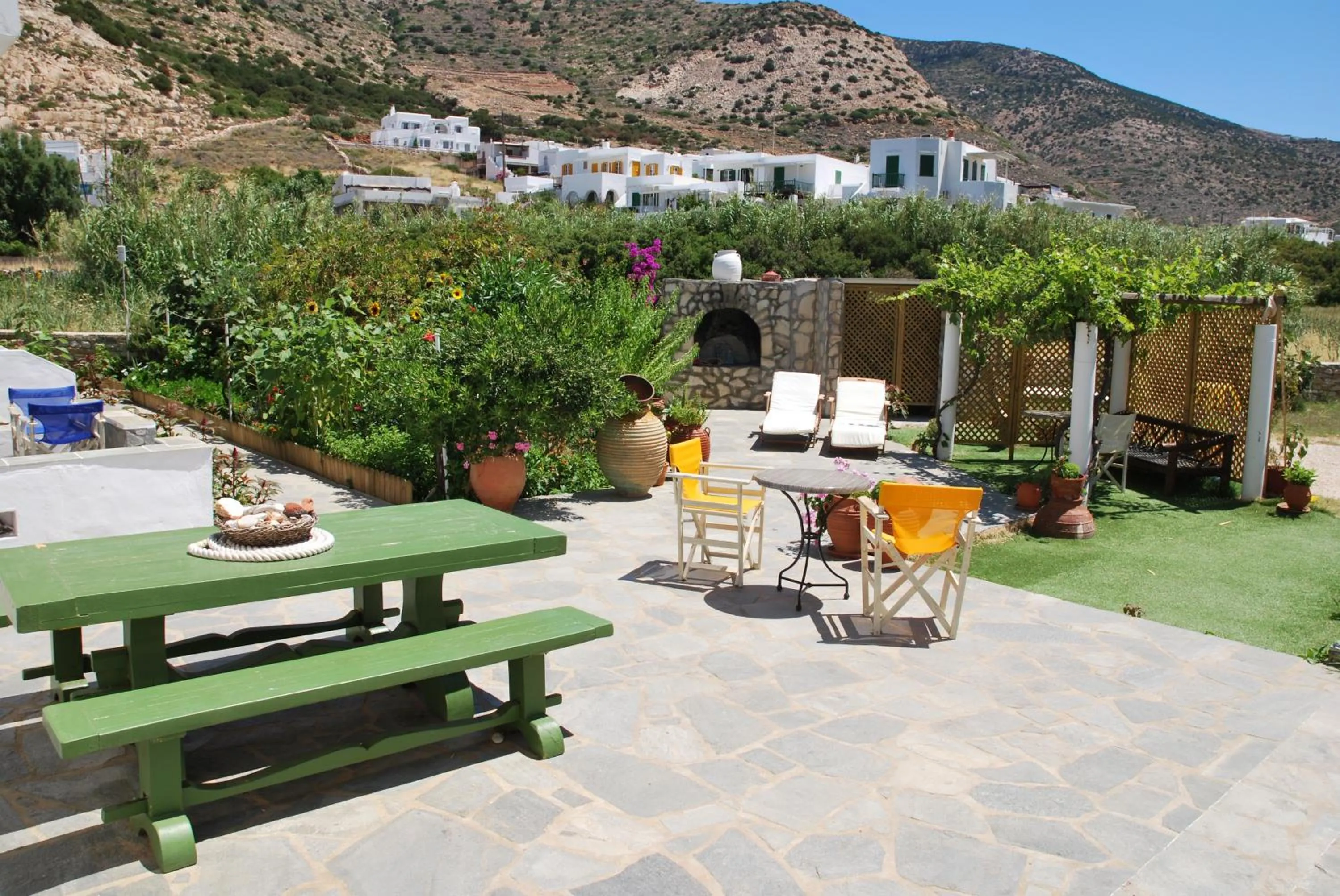 Patio in Afroditi Hotel