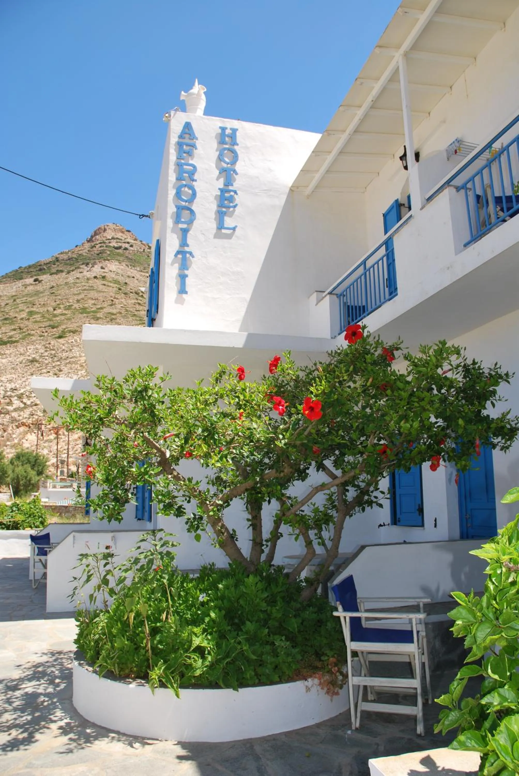 Patio in Afroditi Hotel