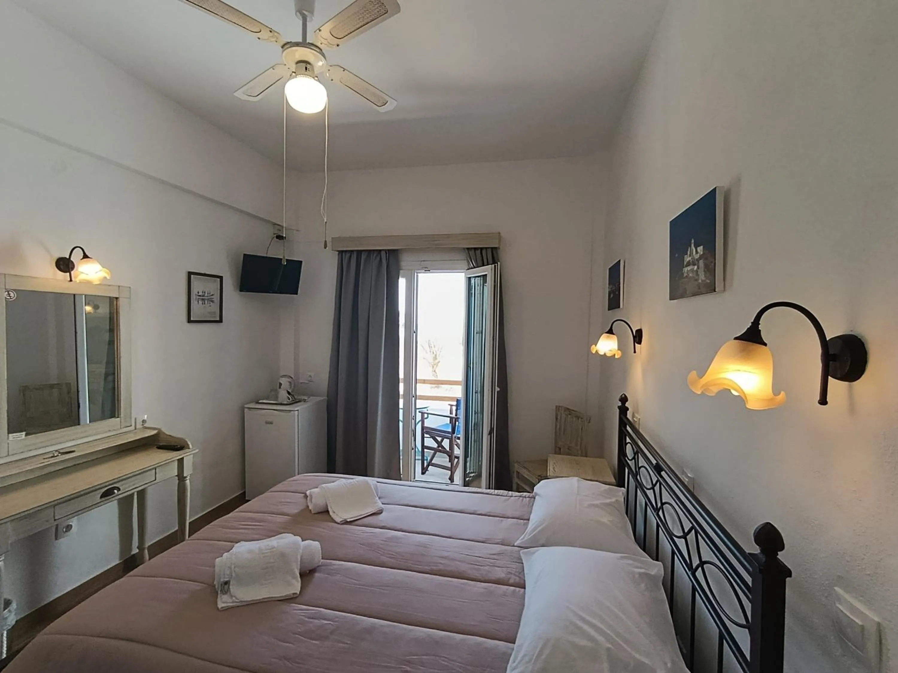 Bedroom in Afroditi Hotel