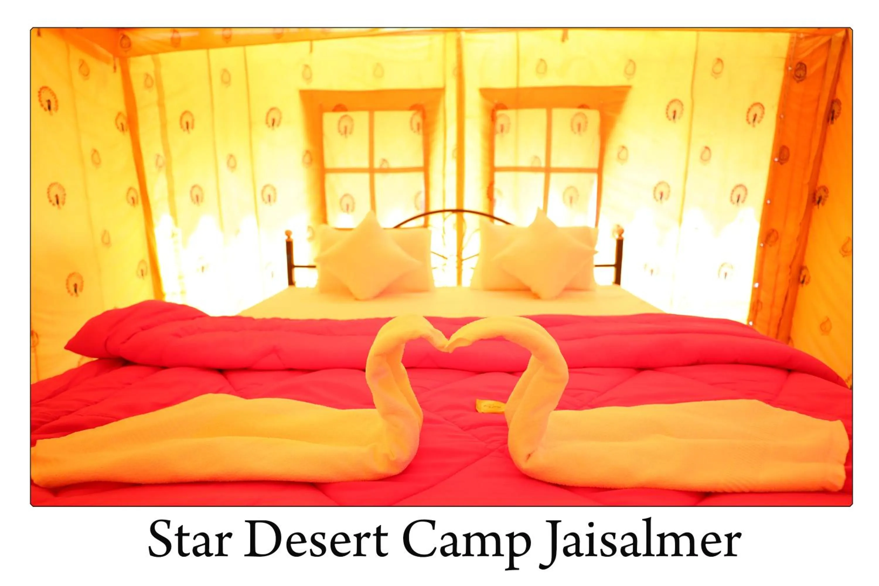 Bed in Star Desert Camp Jaisalmer