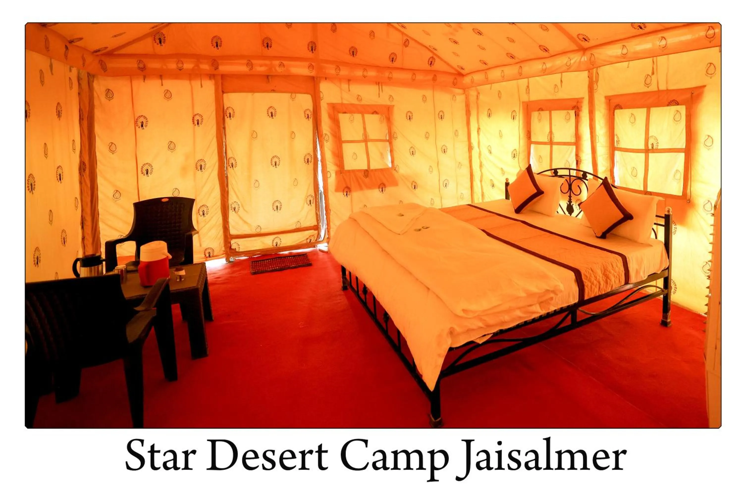 Bed in Star Desert Camp Jaisalmer