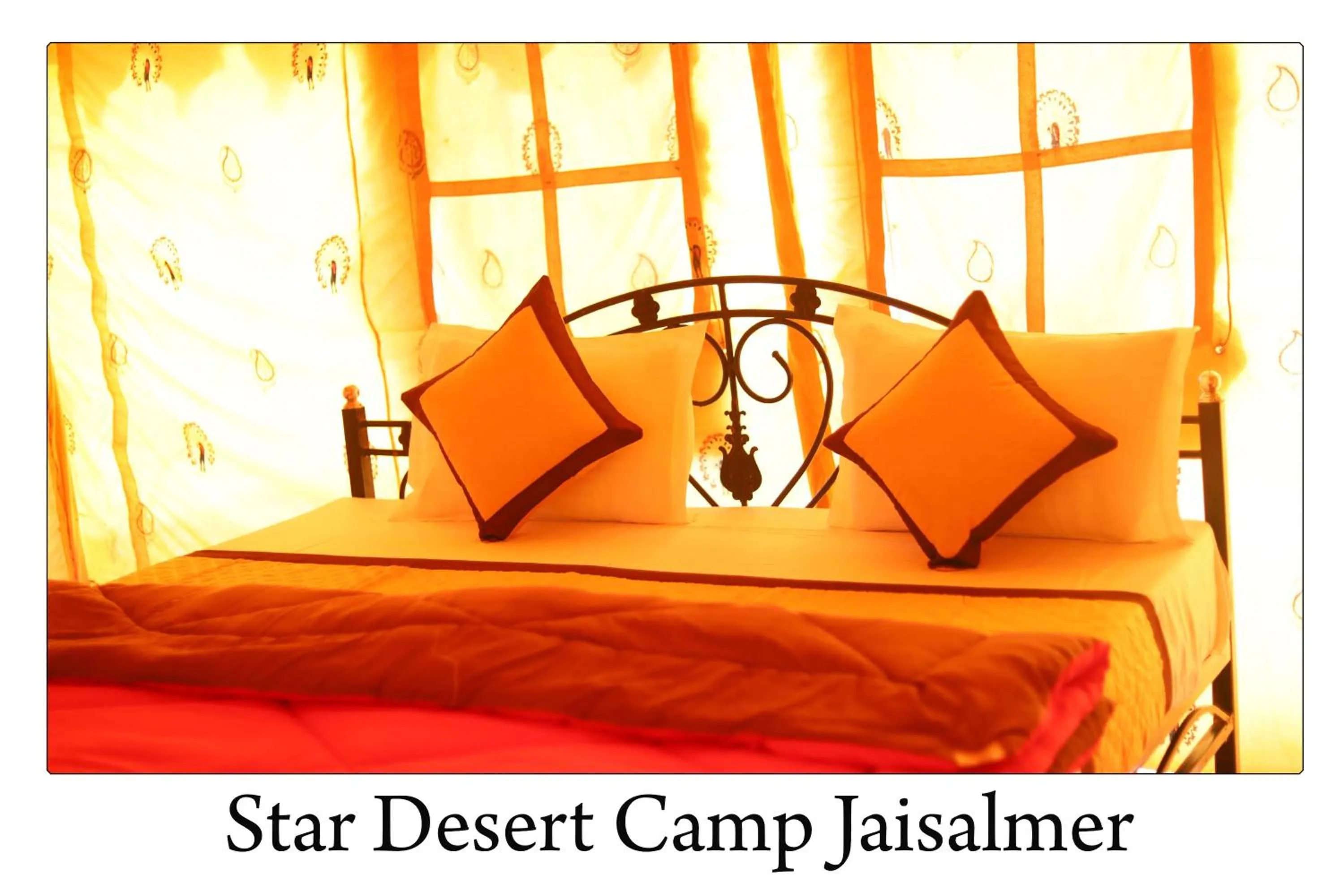 Bed in Star Desert Camp Jaisalmer