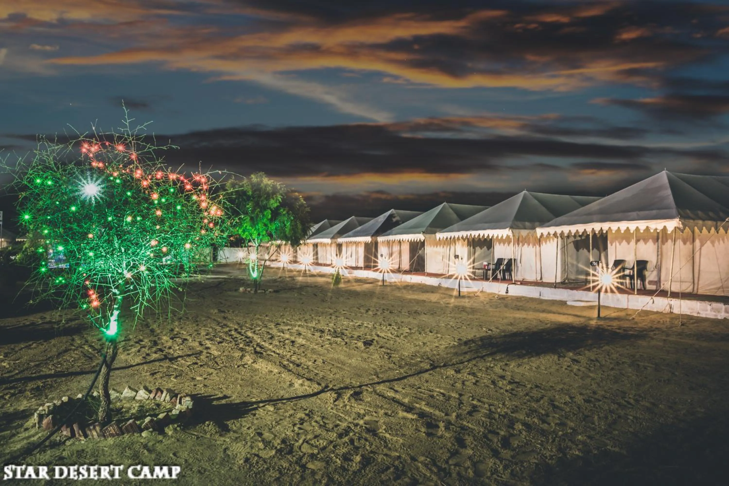 Garden view in Star Desert Camp Jaisalmer