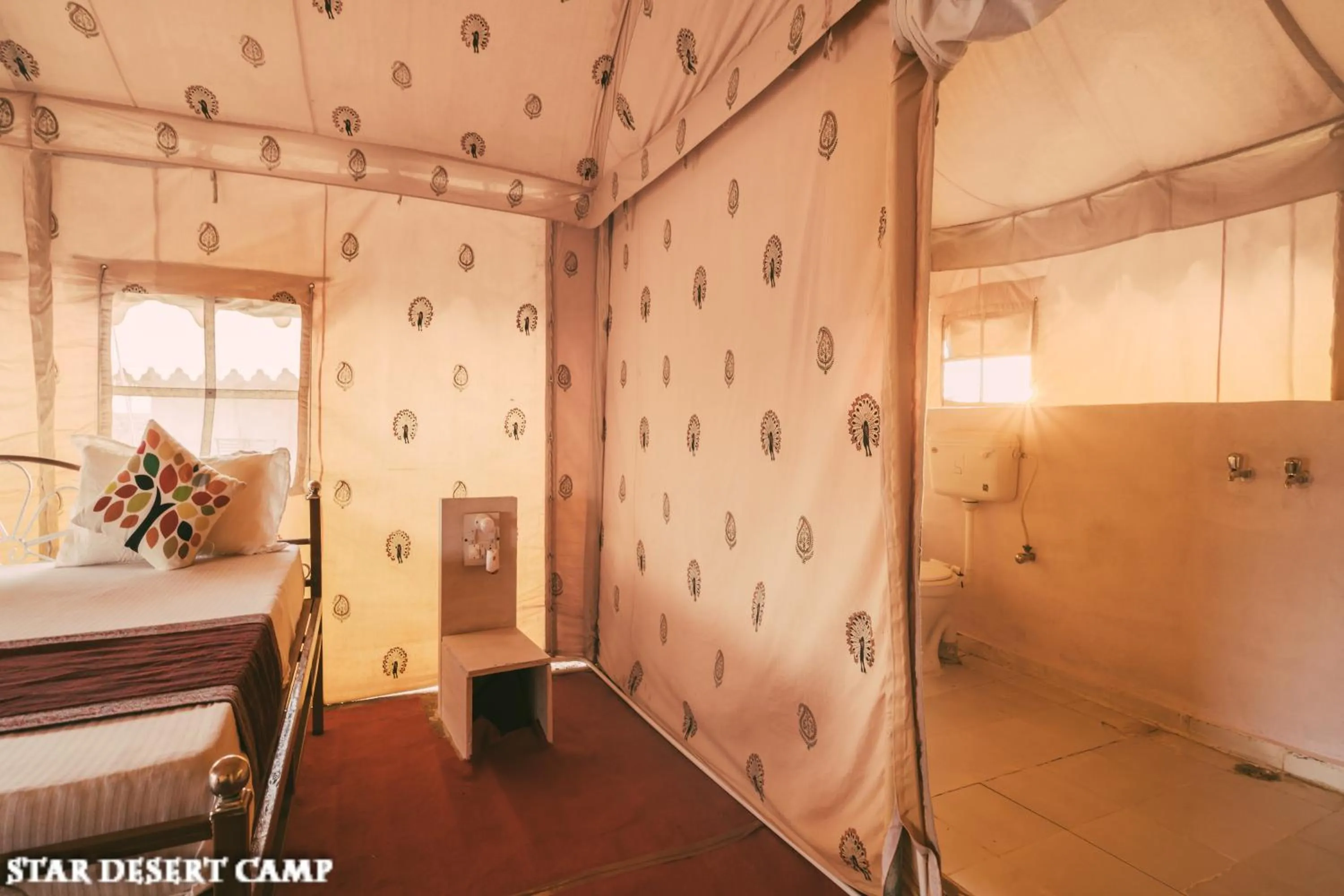 Bed in Star Desert Camp Jaisalmer