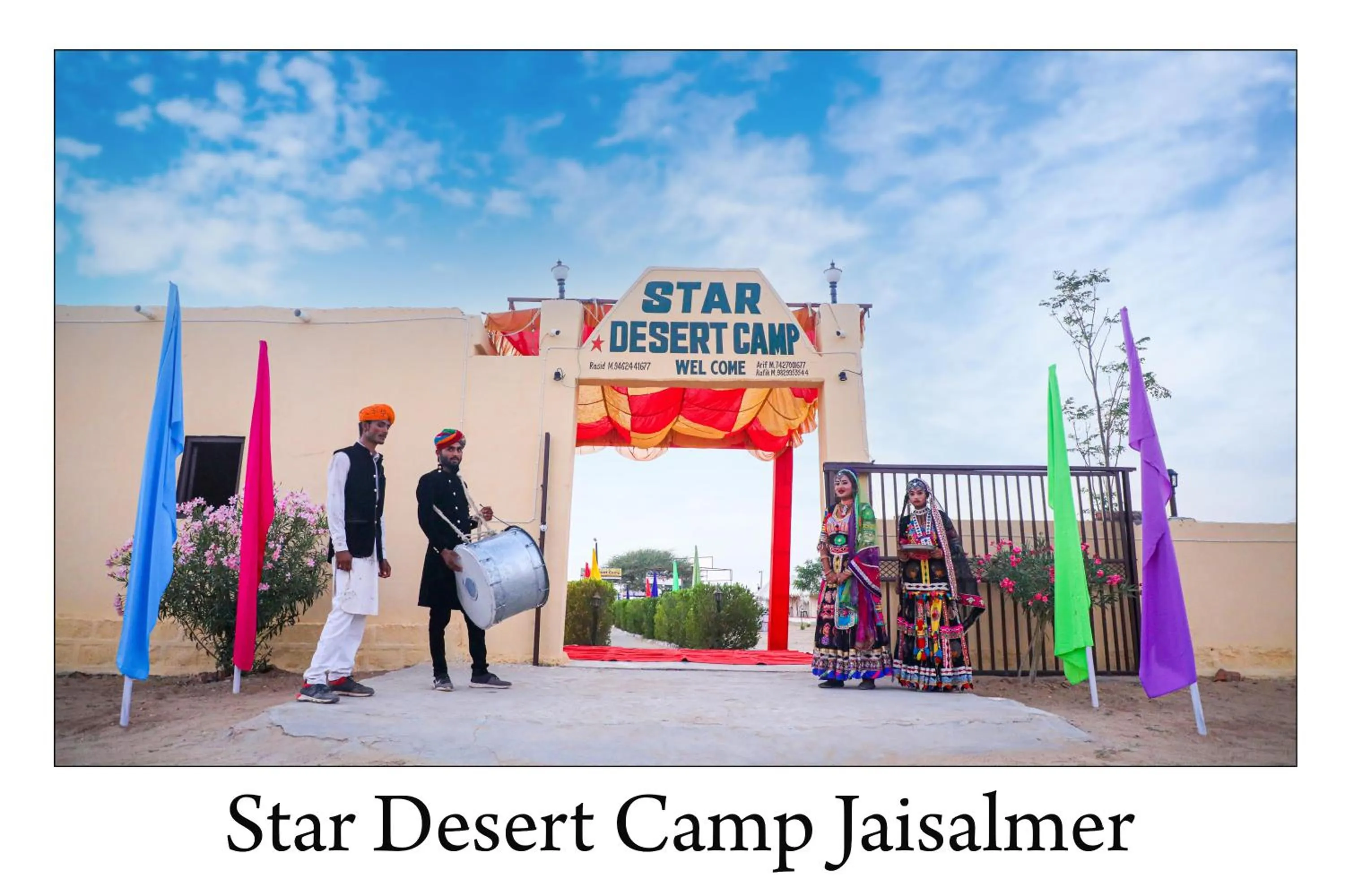 People in Star Desert Camp Jaisalmer