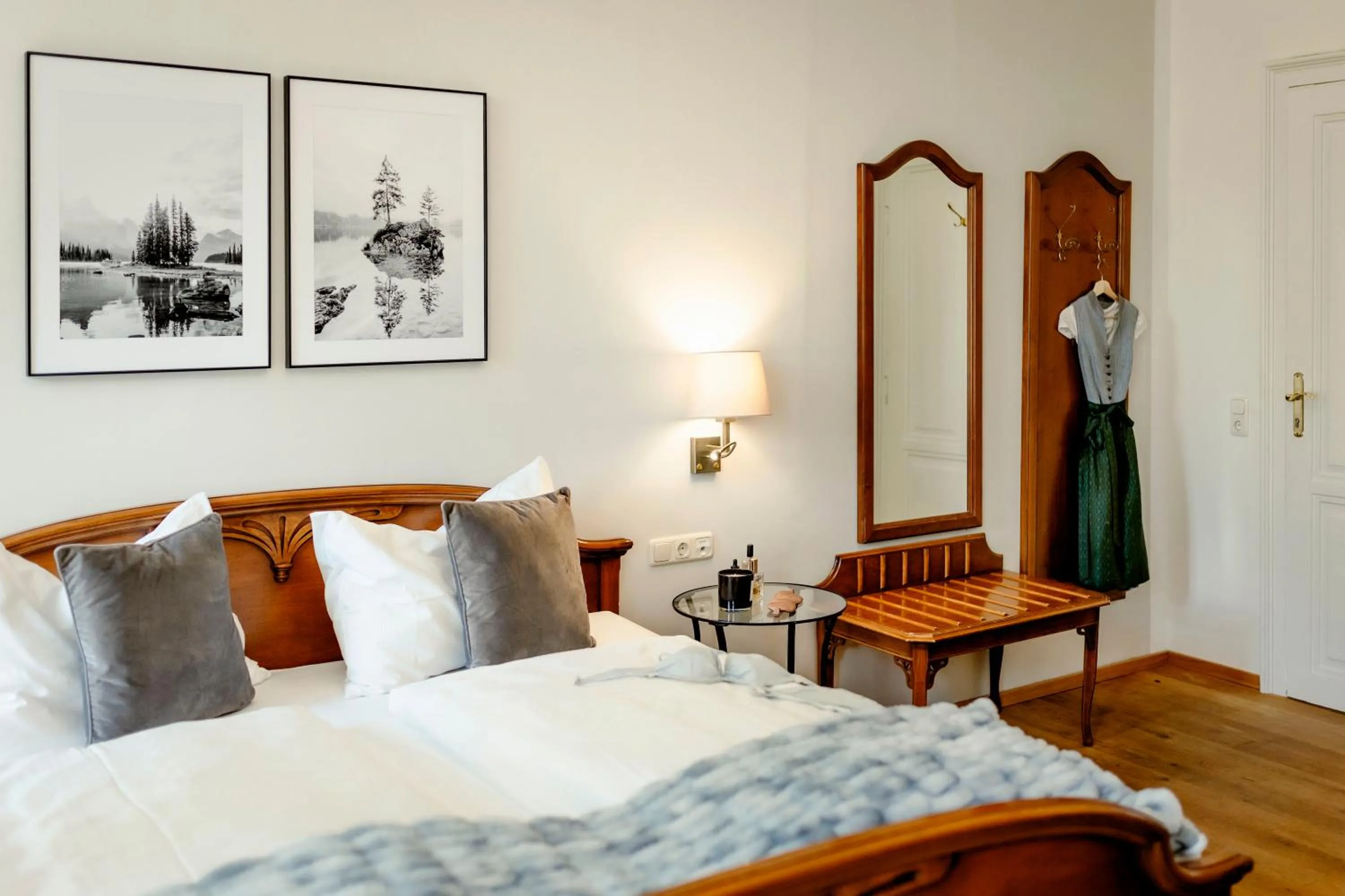 Bedroom, Bed in Boutiquehotel Hubertushof