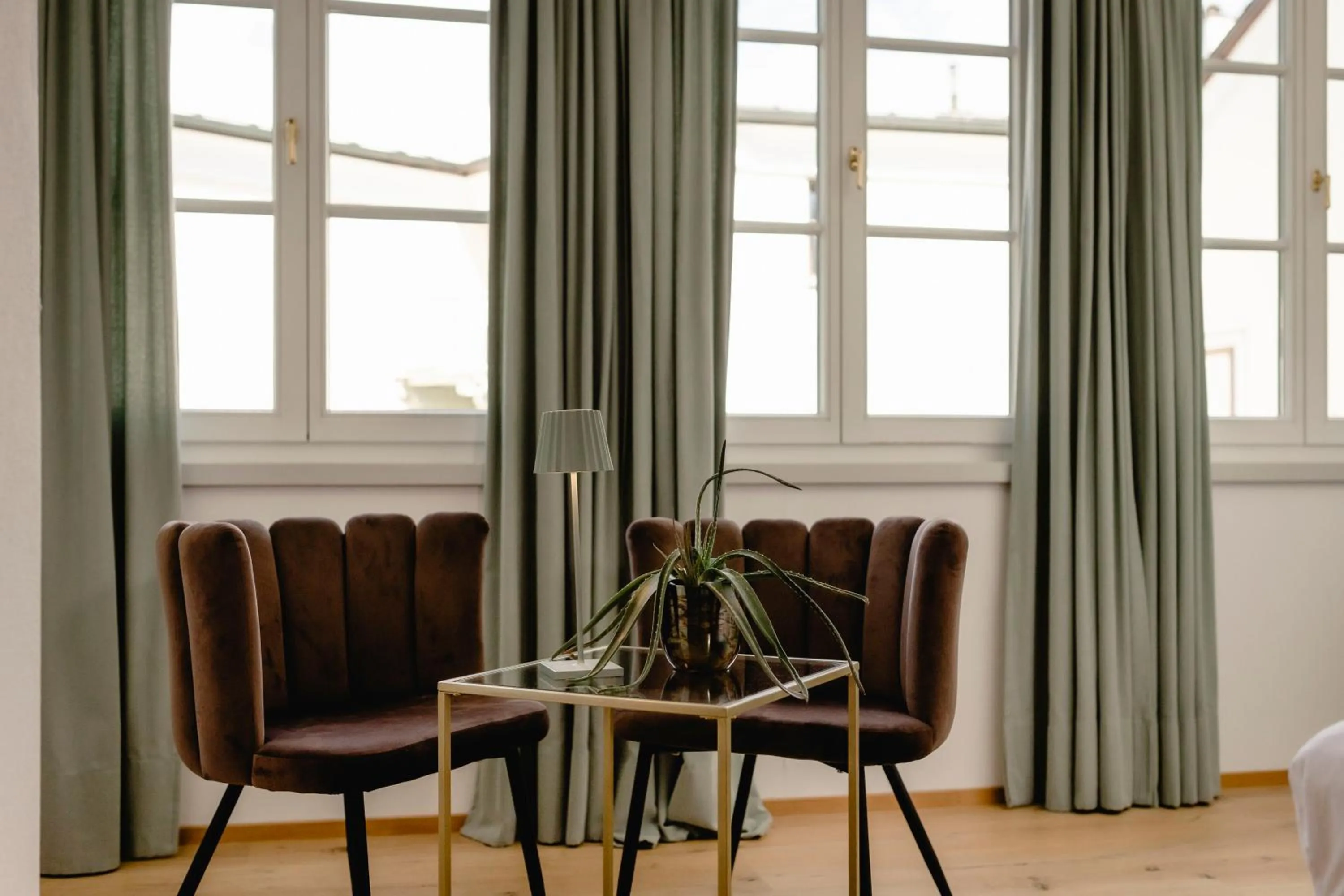 Seating area in Boutiquehotel Hubertushof