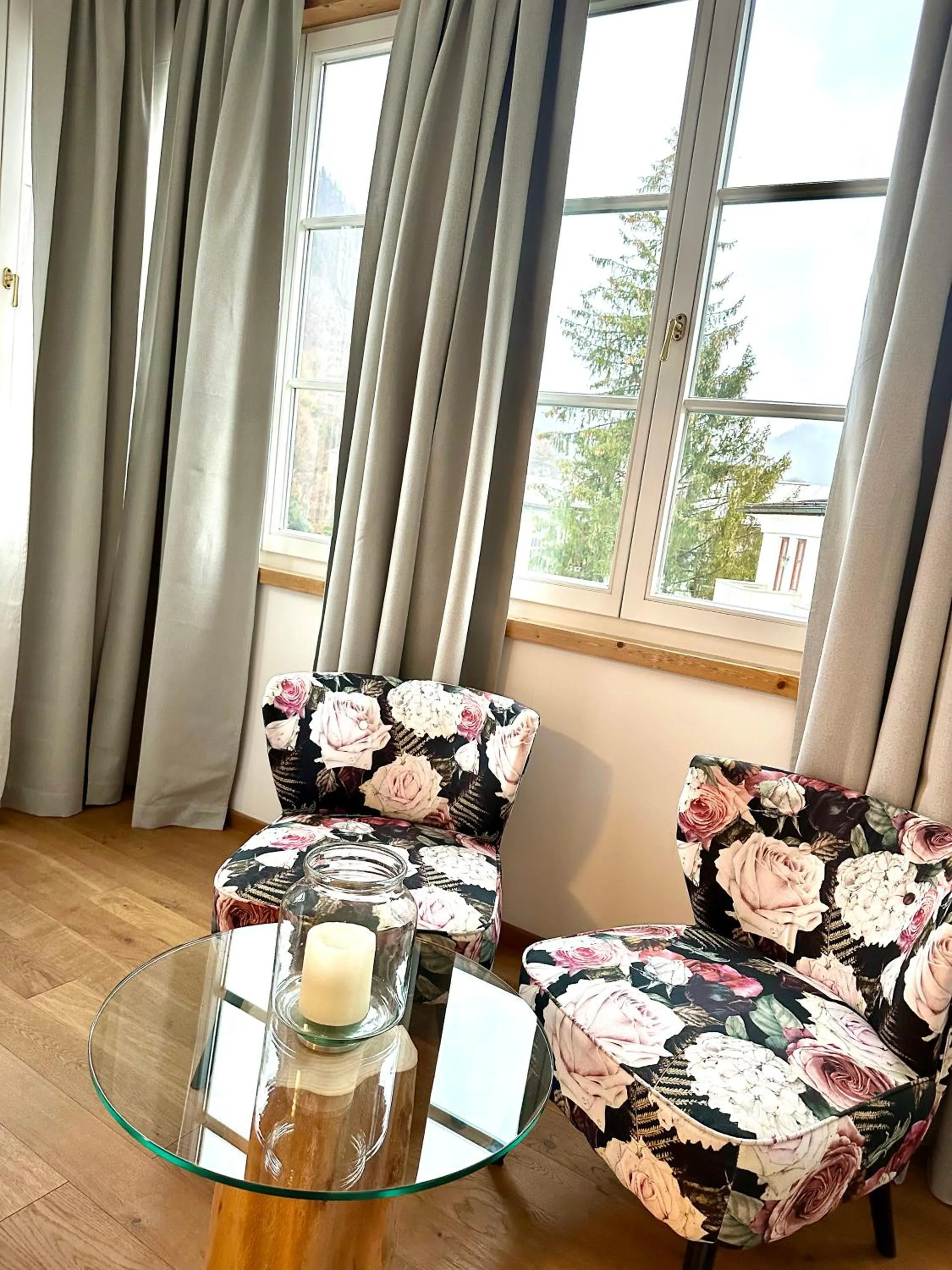 Seating area in Boutiquehotel Hubertushof