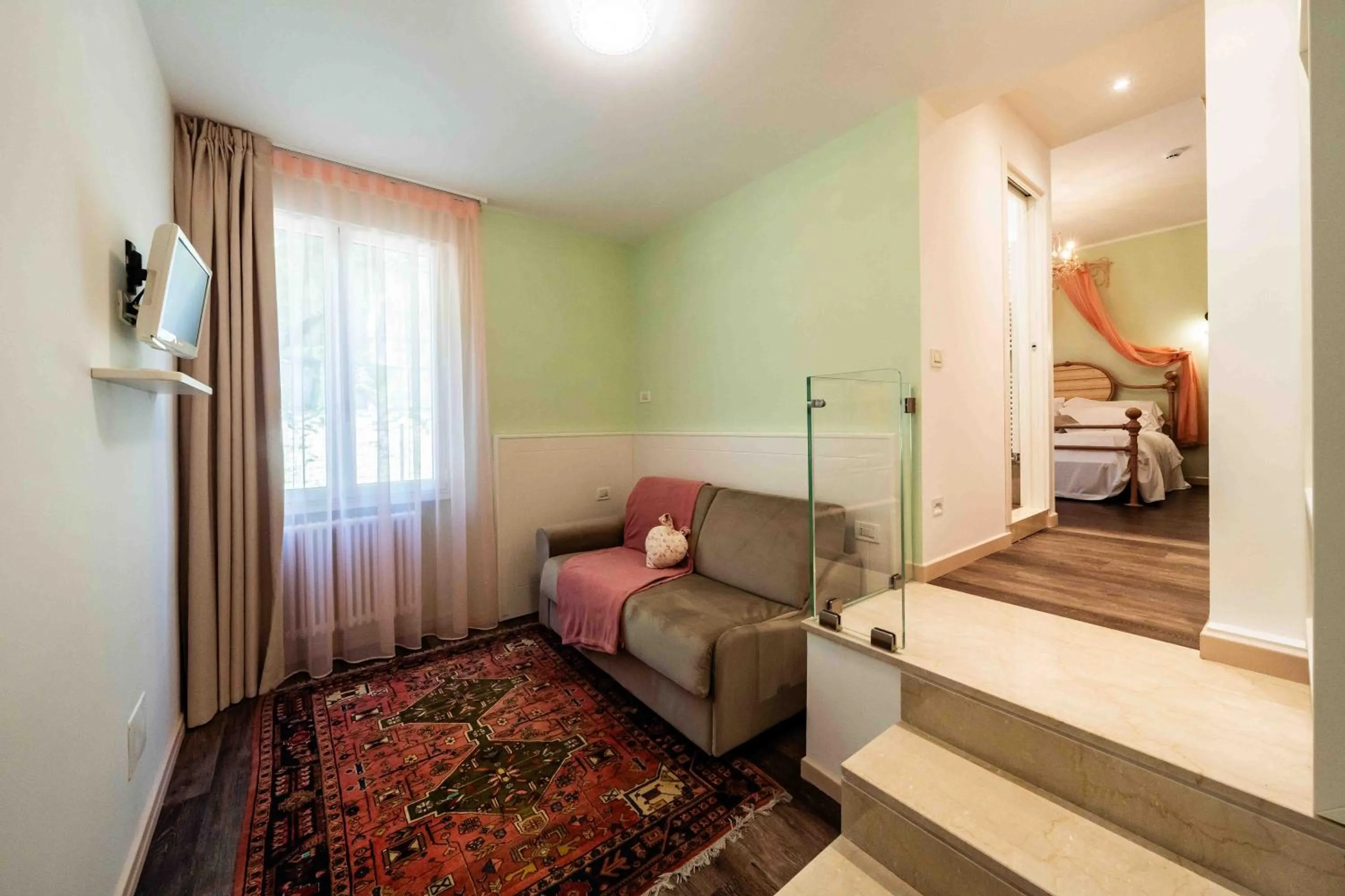 Bed in Hotel Serenella