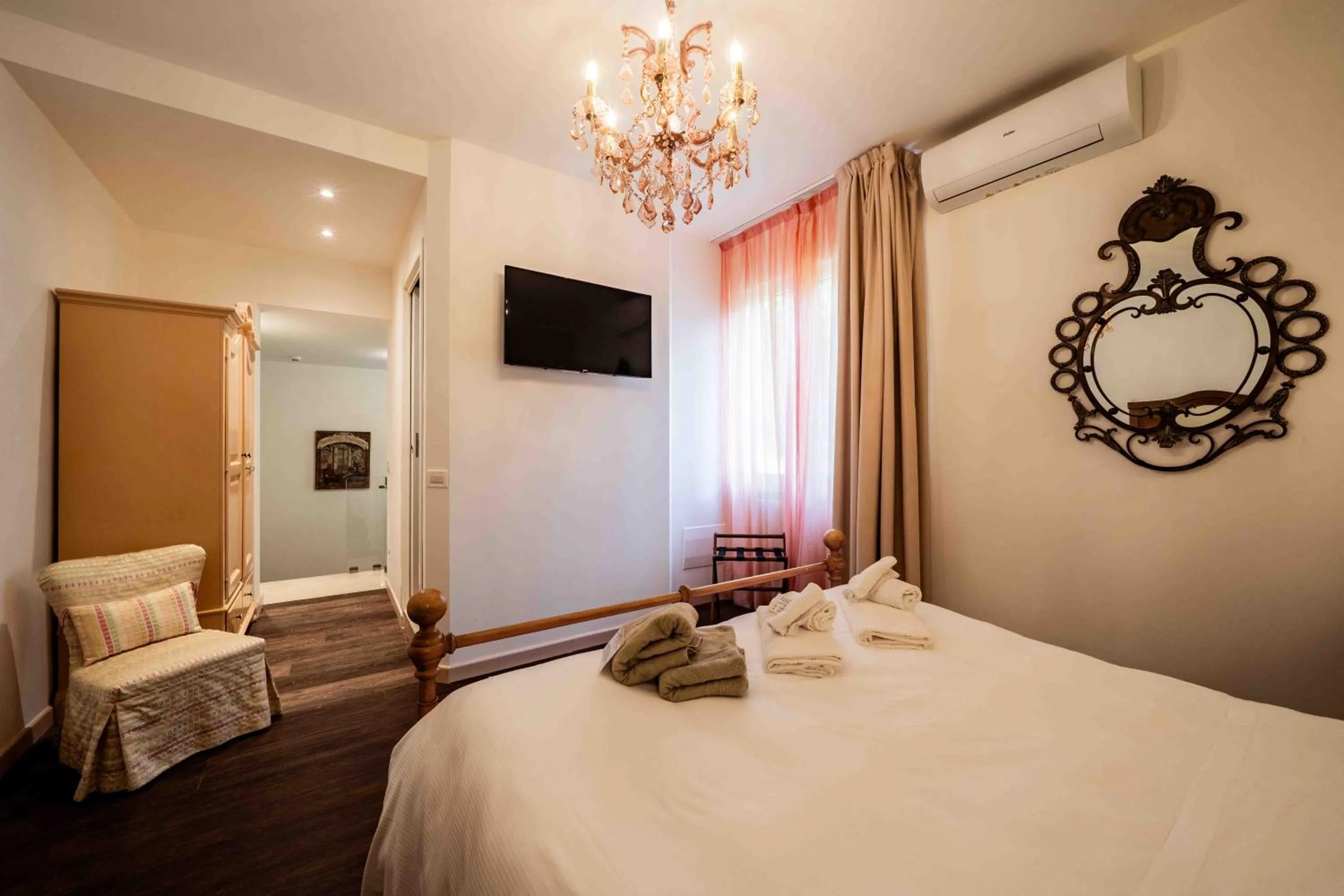 Bed in Hotel Serenella