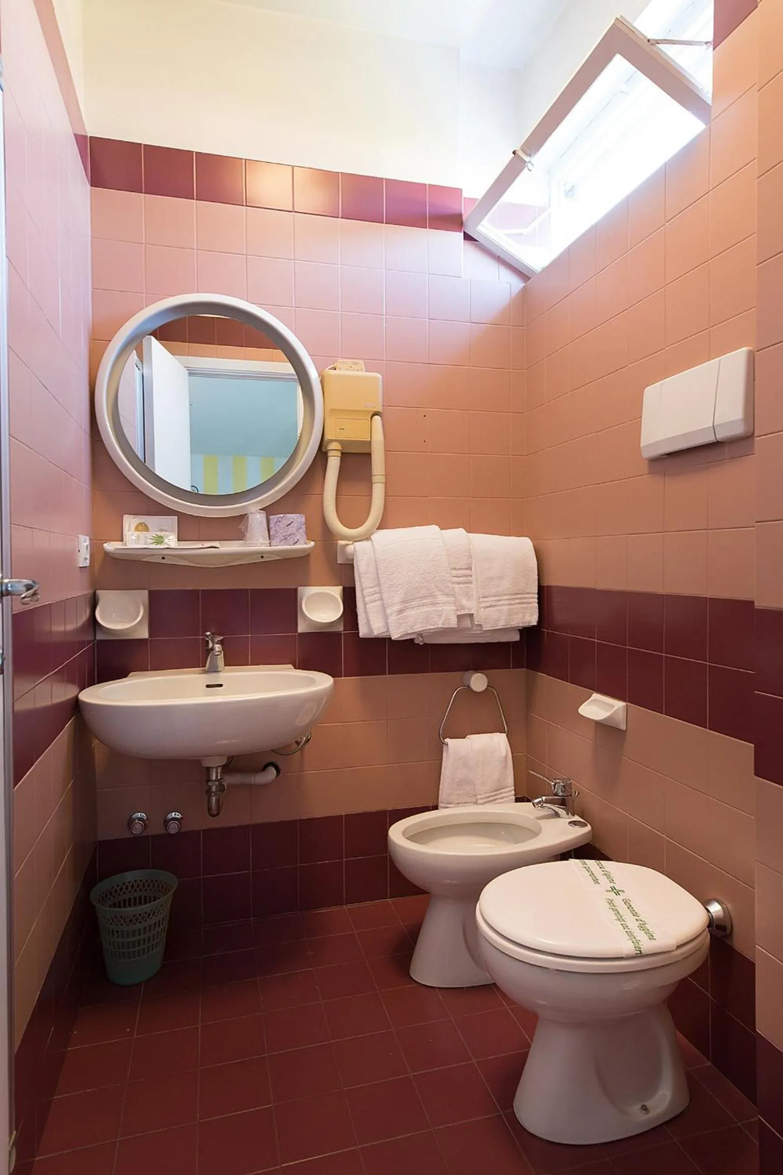 Shower in Hotel Serenella