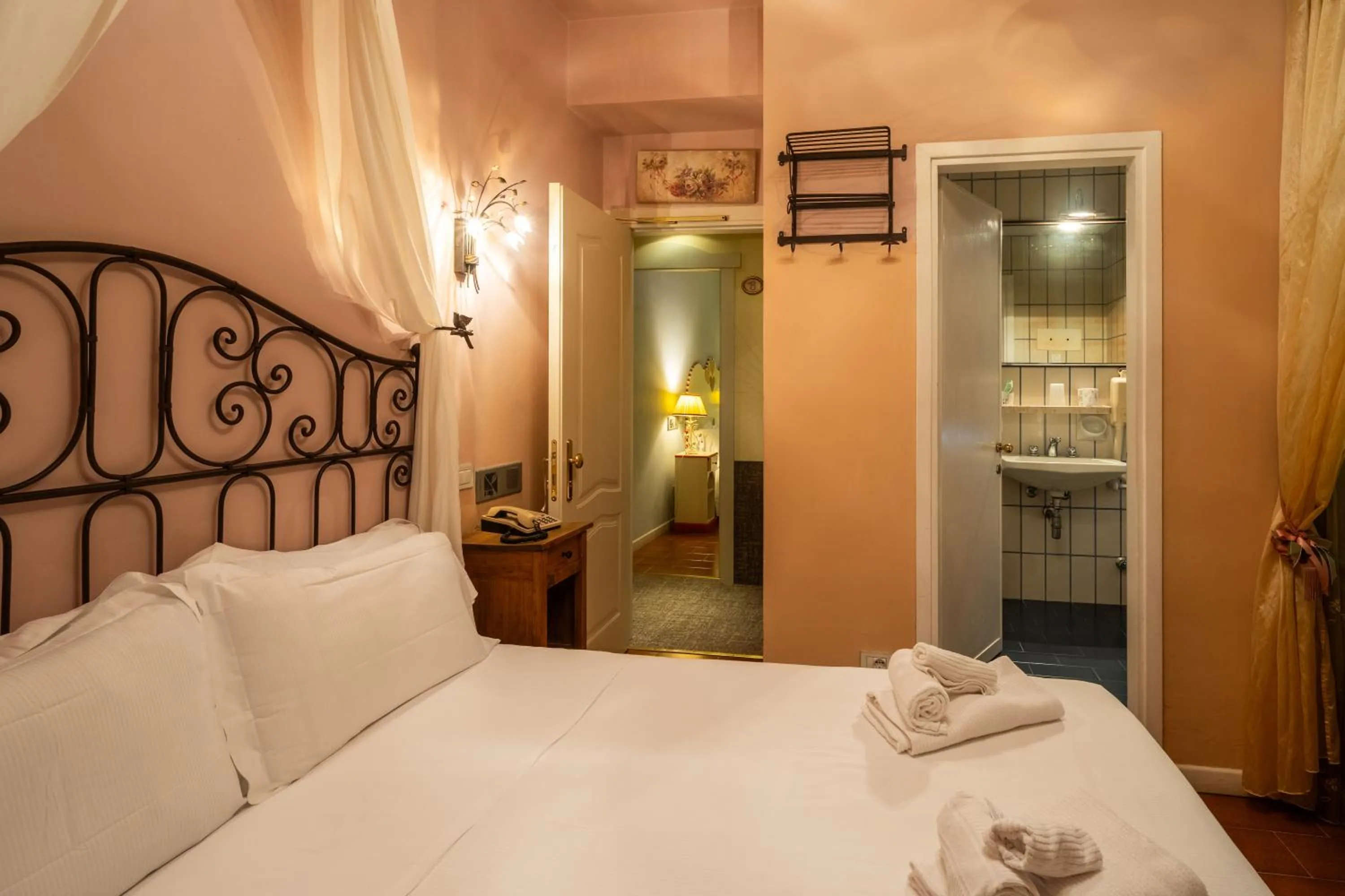 Bed in Hotel Serenella