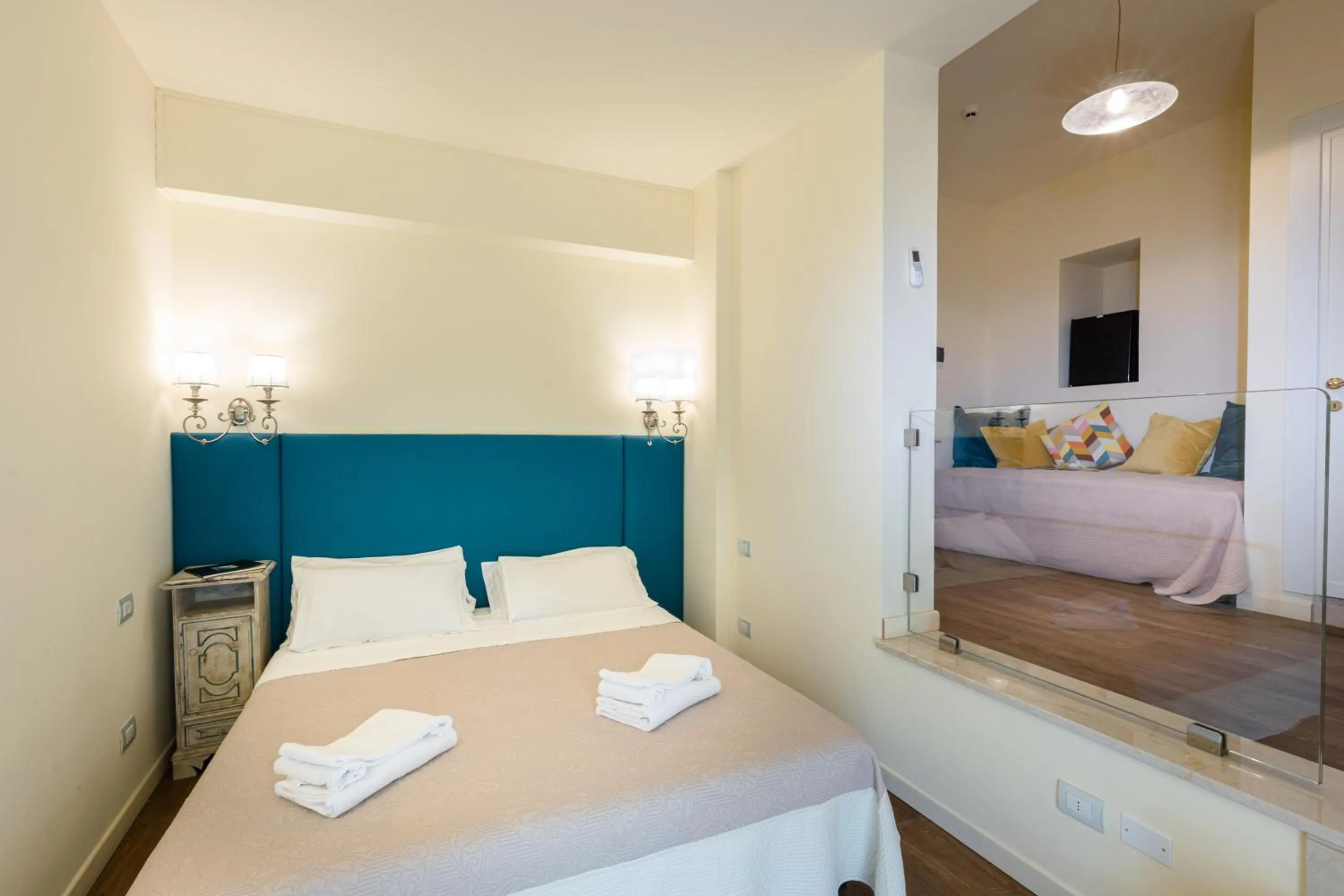 Bed in Hotel Serenella