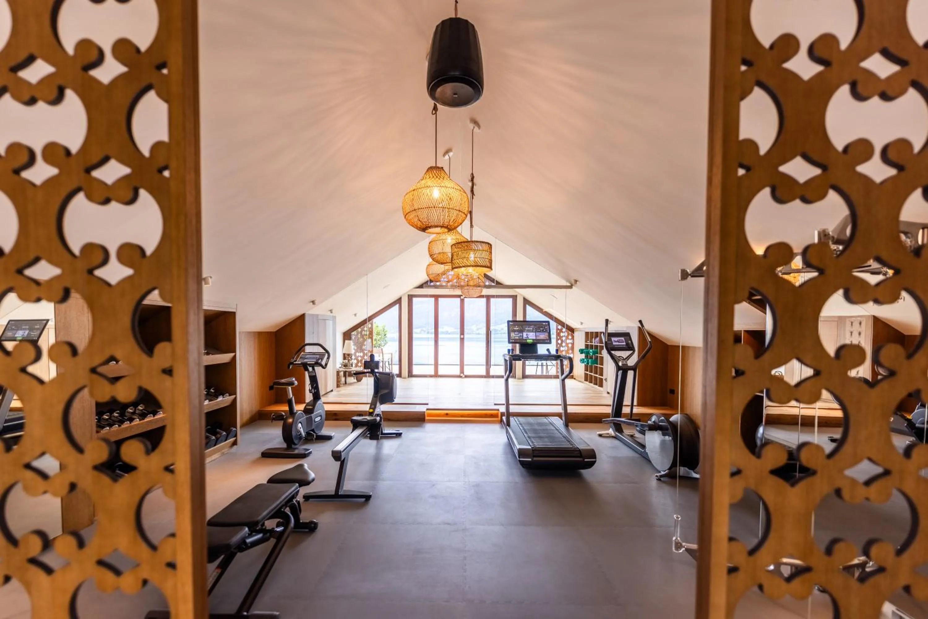 Fitness centre/facilities in Hotel Seevilla Wolfgangsee
