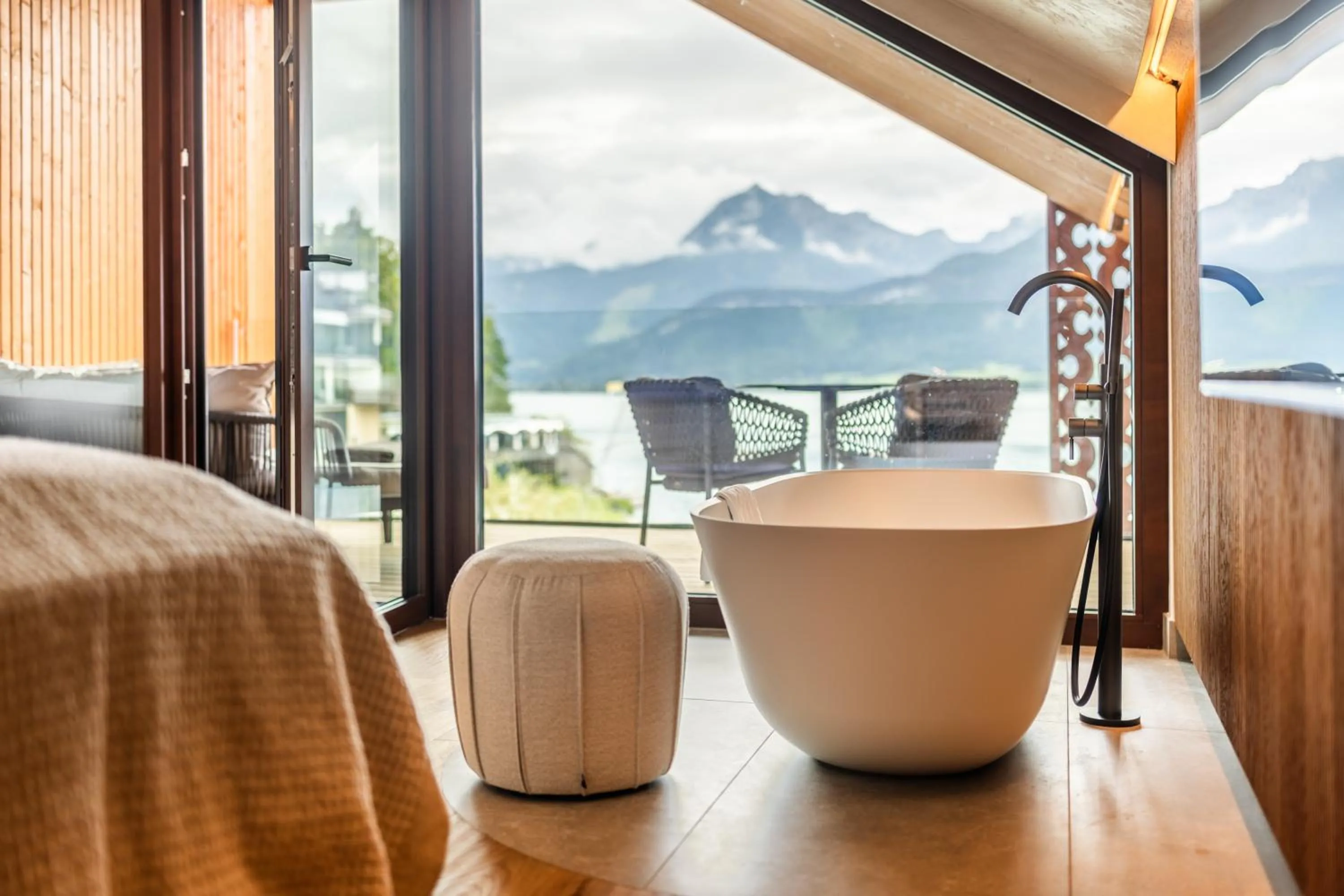 View (from property/room) in Hotel Seevilla Wolfgangsee