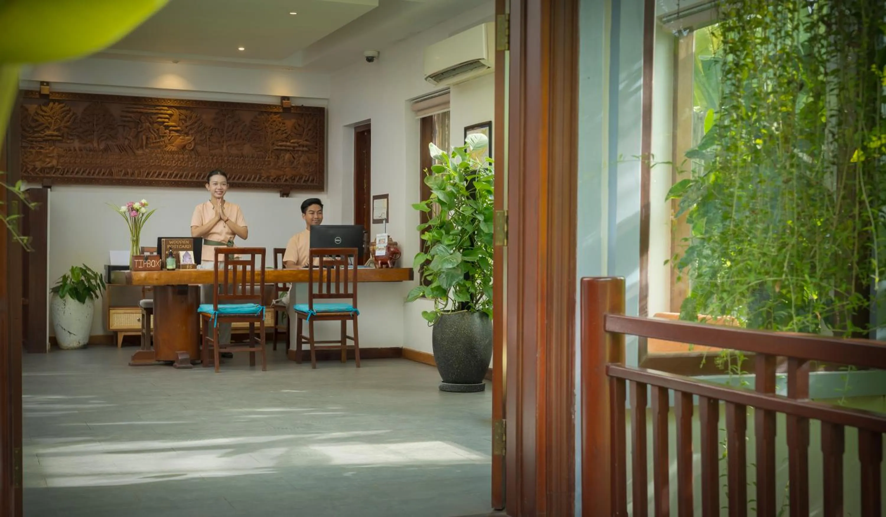 Lobby or reception in Khmer House Resort