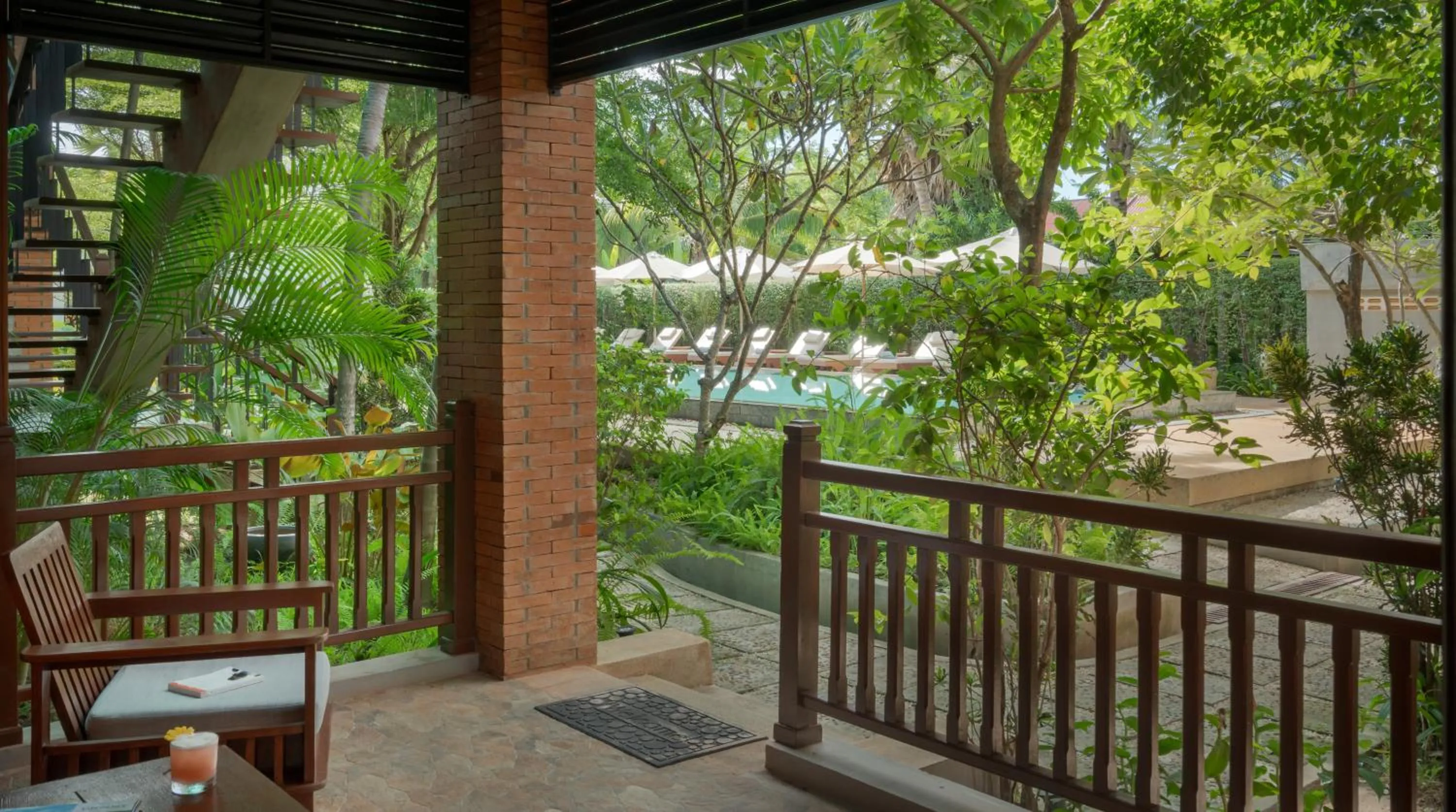 Balcony/Terrace in Khmer House Resort