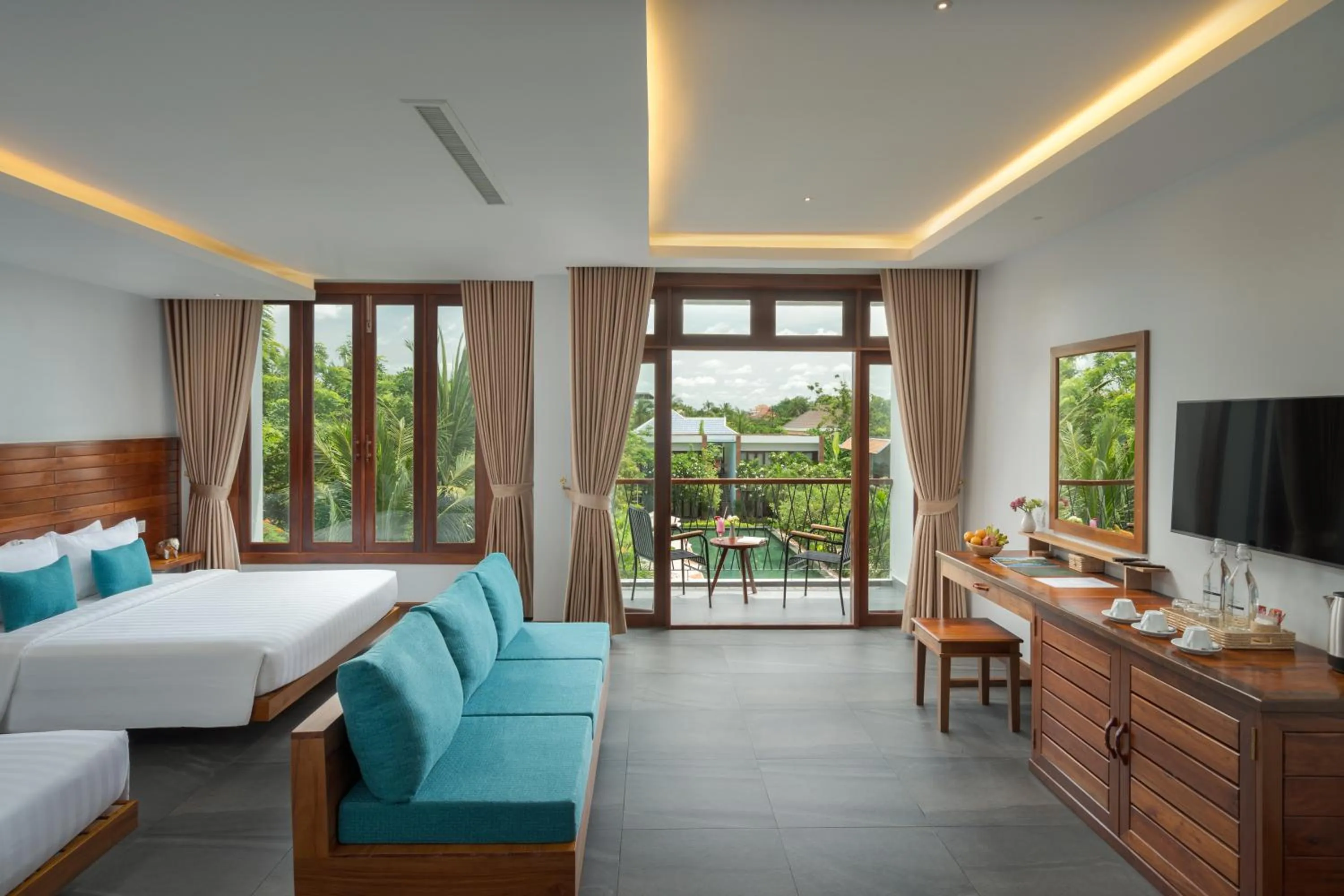 Bedroom, Bed in Khmer House Resort