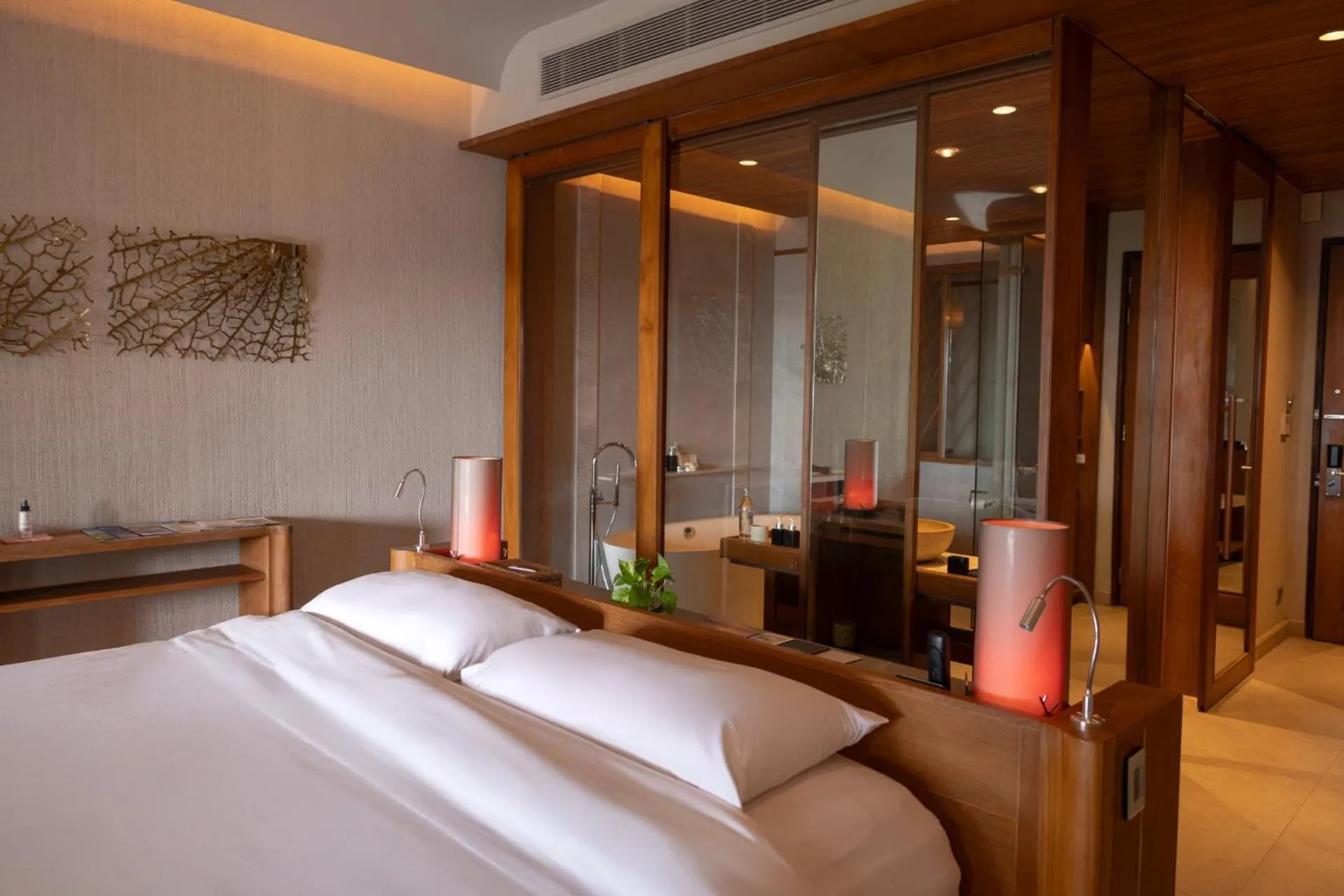 Bed in Baba Beach Club Natai Luxury Pool Villa Hotel by Sri panwa - SHA Plus