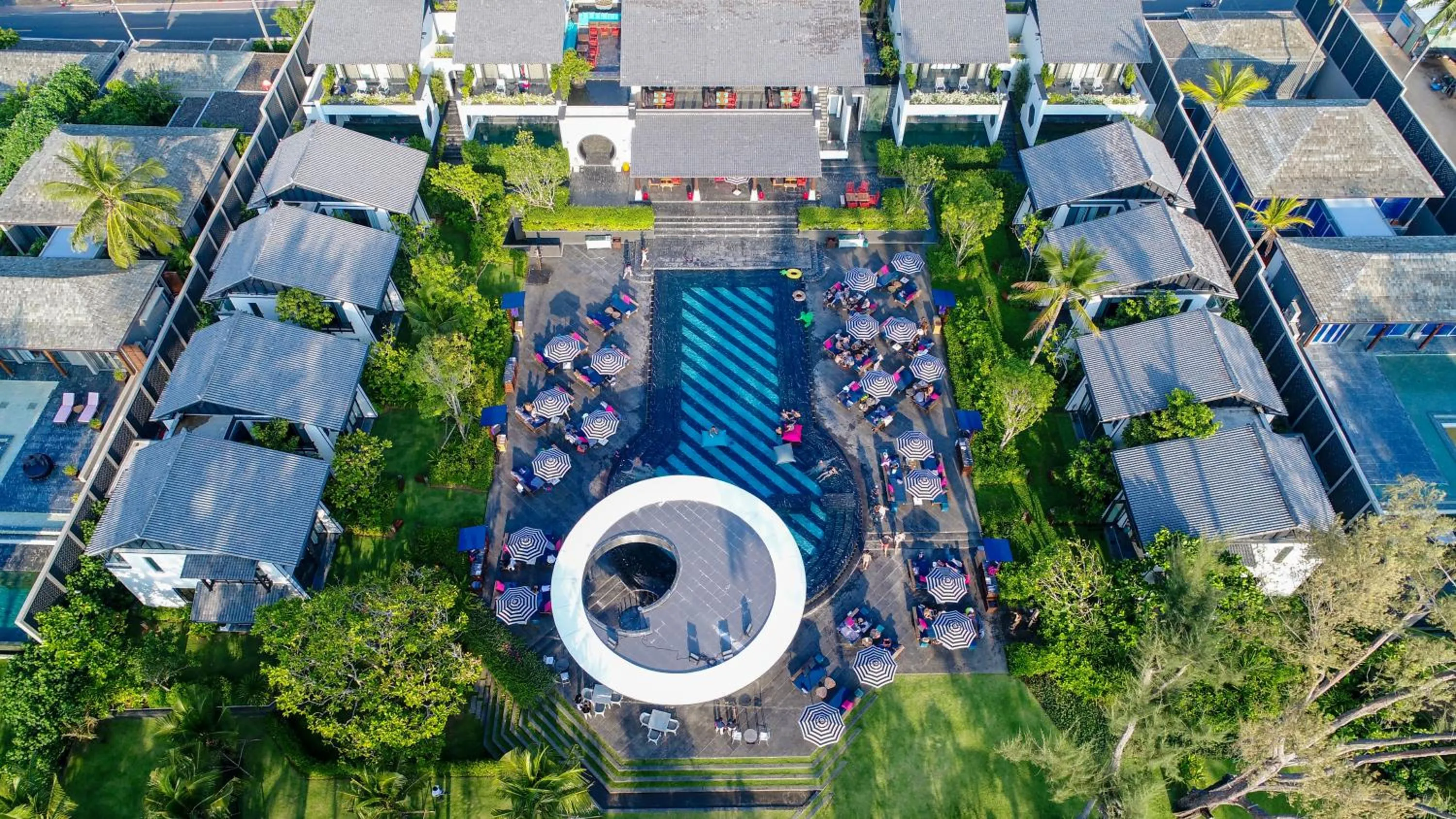 Bird's eye view in Baba Beach Club Natai Luxury Pool Villa Hotel by Sri panwa - SHA Plus