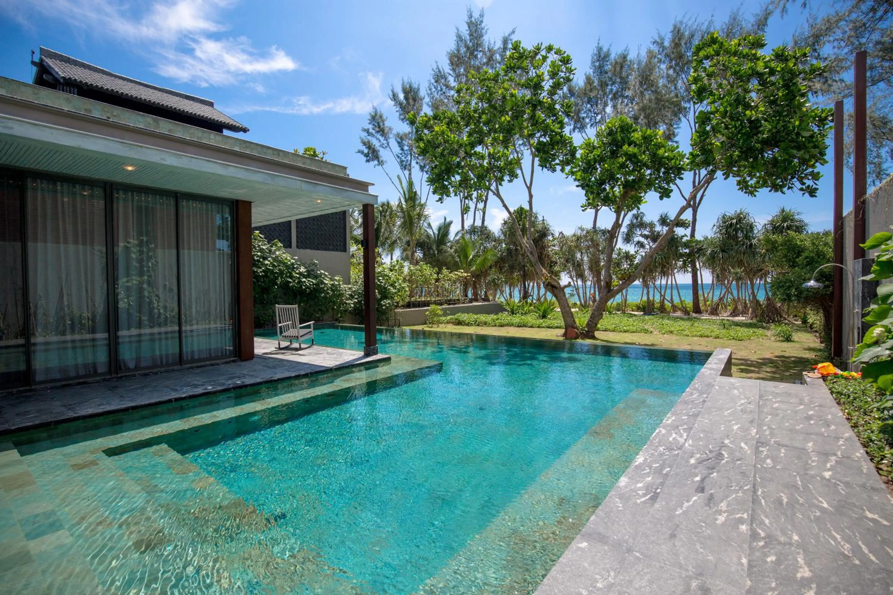 Pool view in Baba Beach Club Natai Luxury Pool Villa Hotel by Sri panwa - SHA Plus