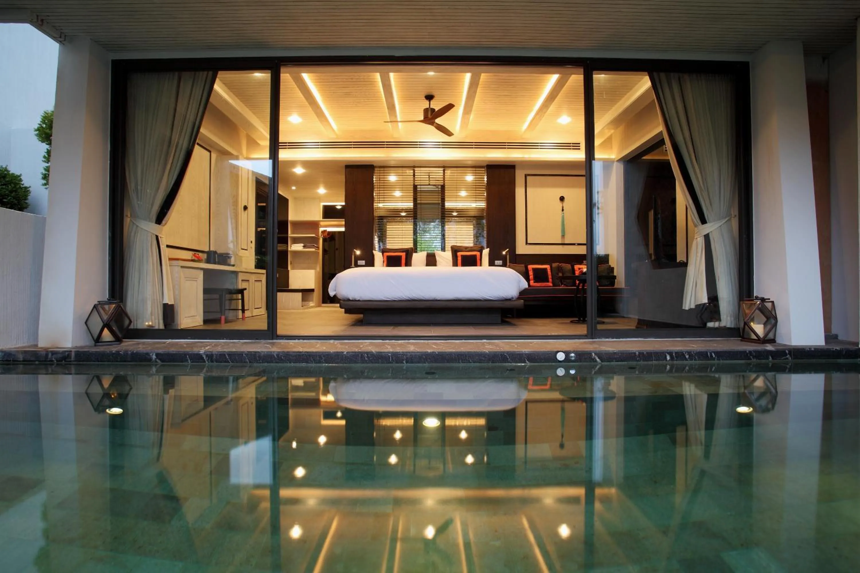 Bedroom in Baba Beach Club Natai Luxury Pool Villa Hotel by Sri panwa - SHA Plus