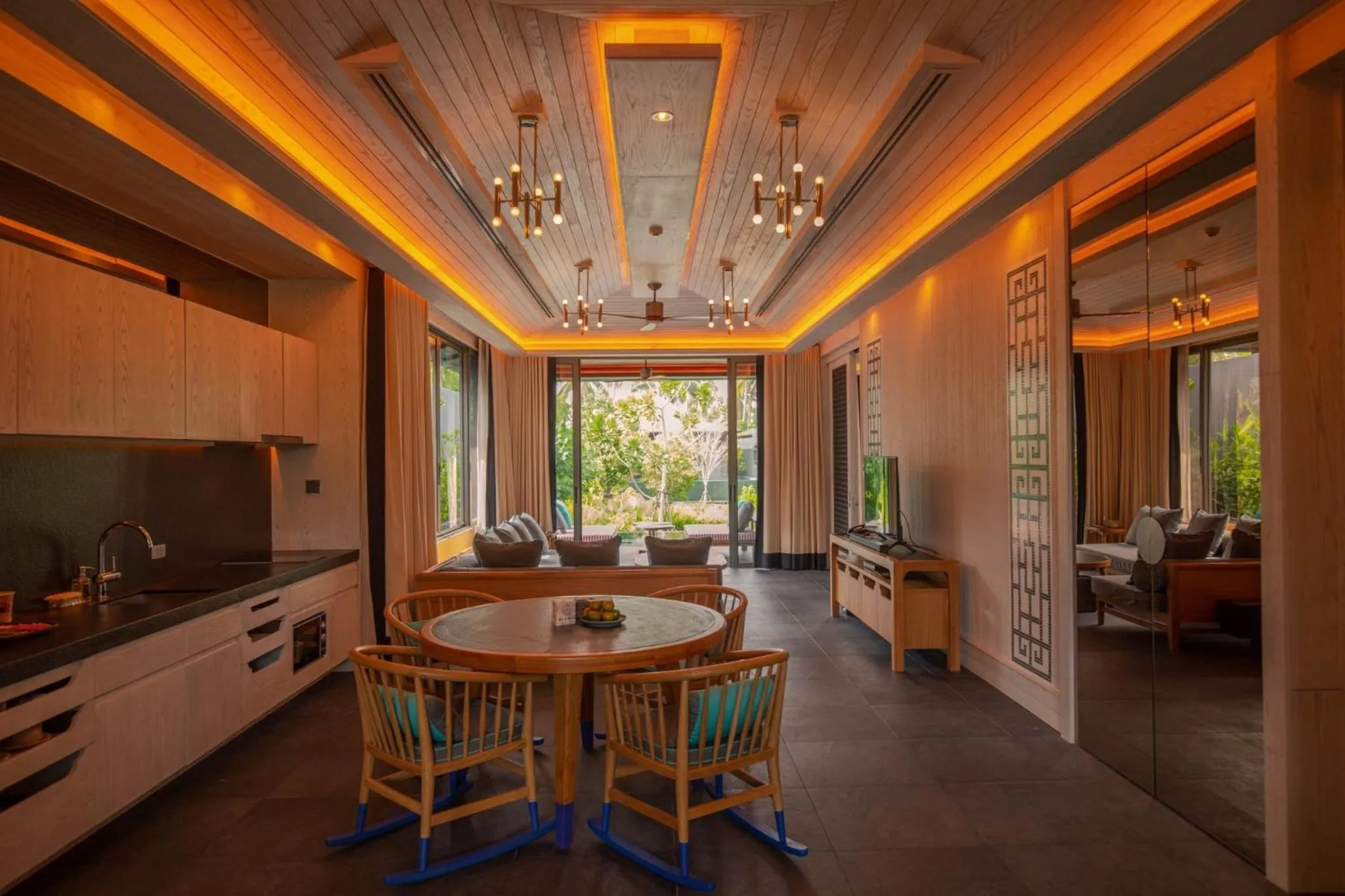 Living room in Baba Beach Club Natai Luxury Pool Villa Hotel by Sri panwa - SHA Plus