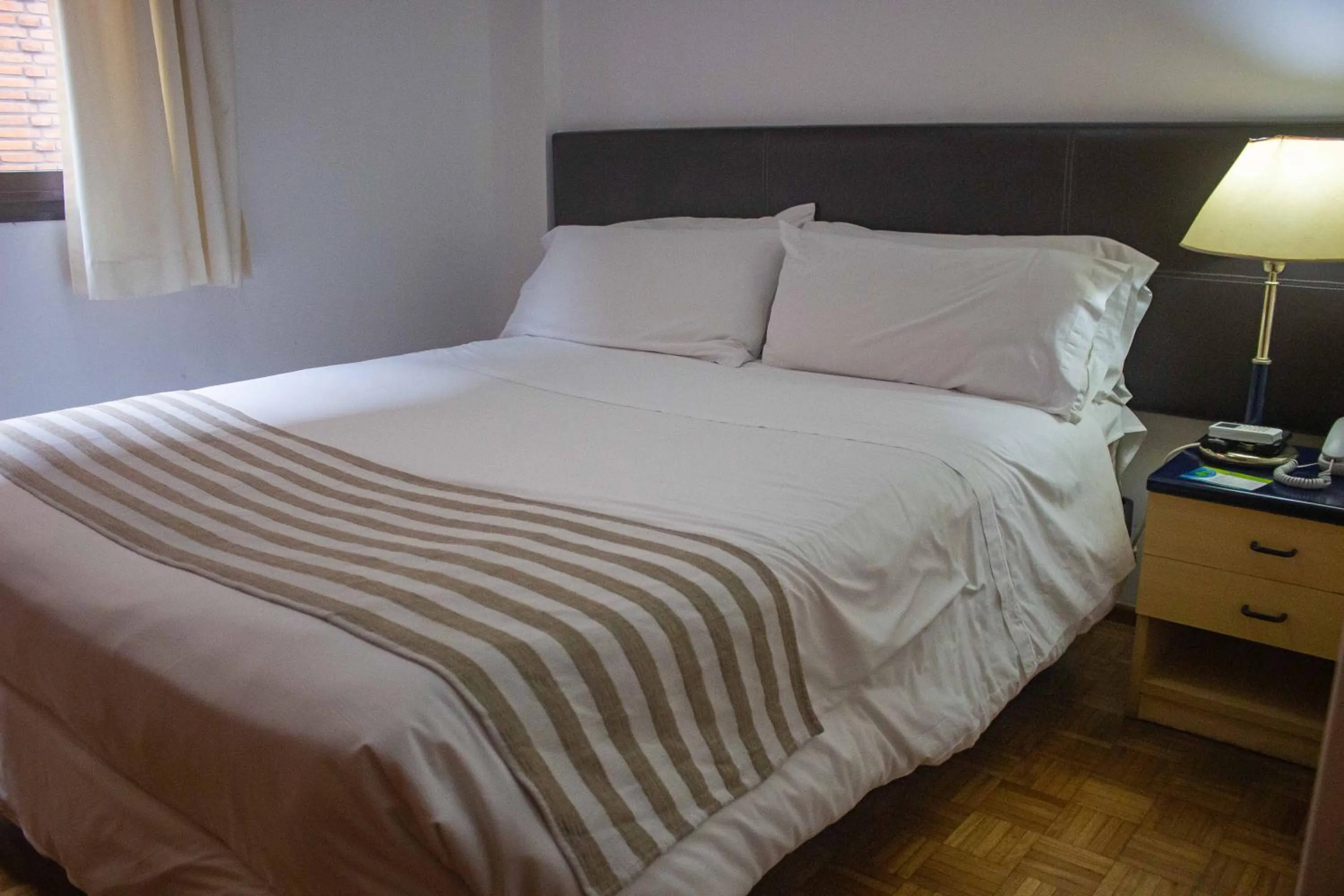 Bed in Hotel Cristoforo Colombo
