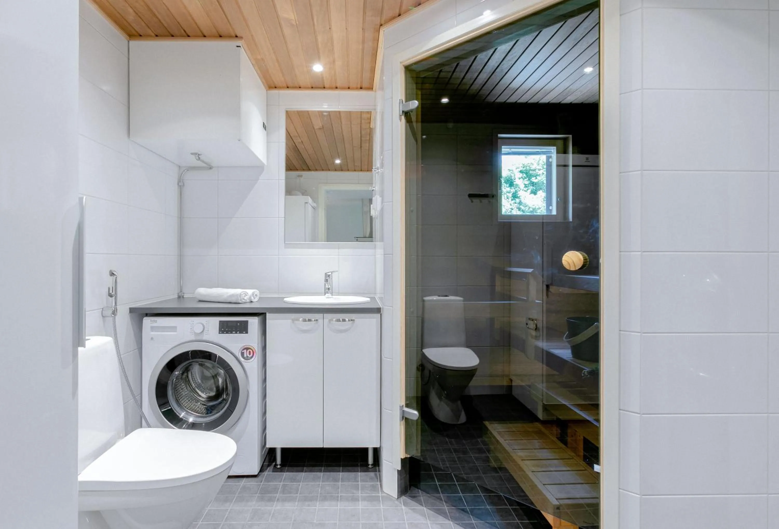 Bathroom in Holiday Club Turun Caribia Superior Apartments