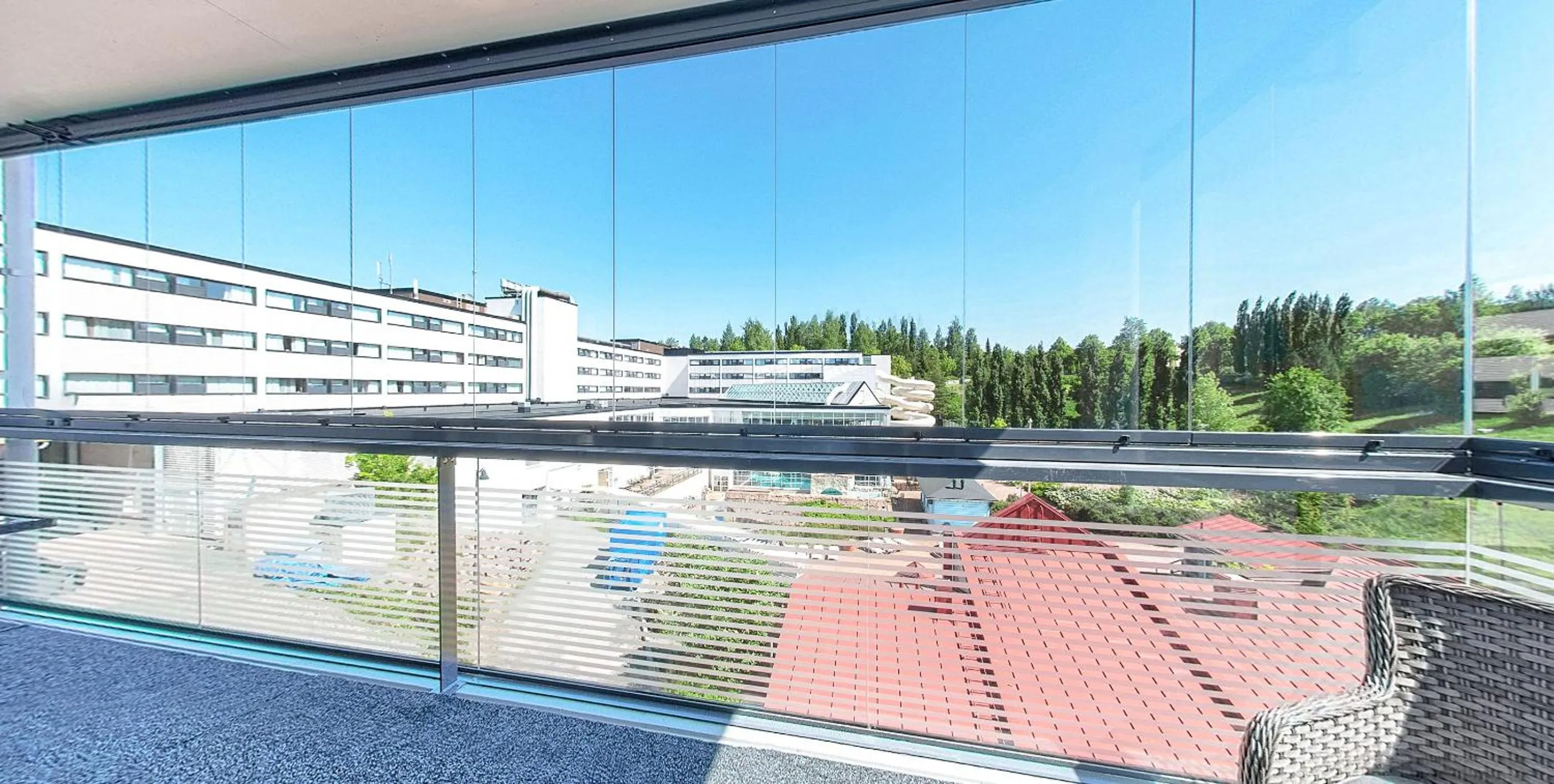 Balcony/Terrace in Holiday Club Turun Caribia Superior Apartments