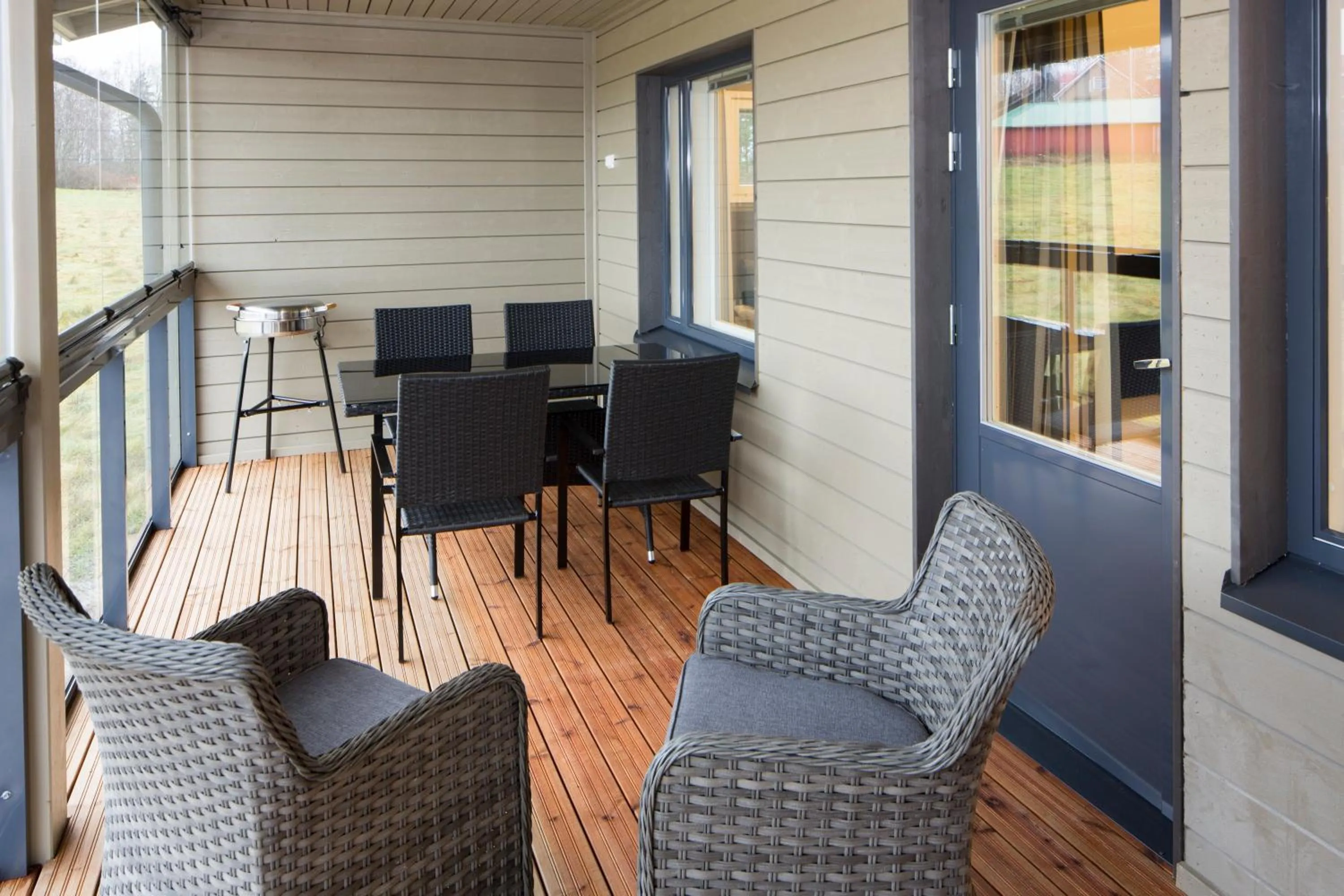 Balcony/Terrace in Holiday Club Himos Superior Apartments