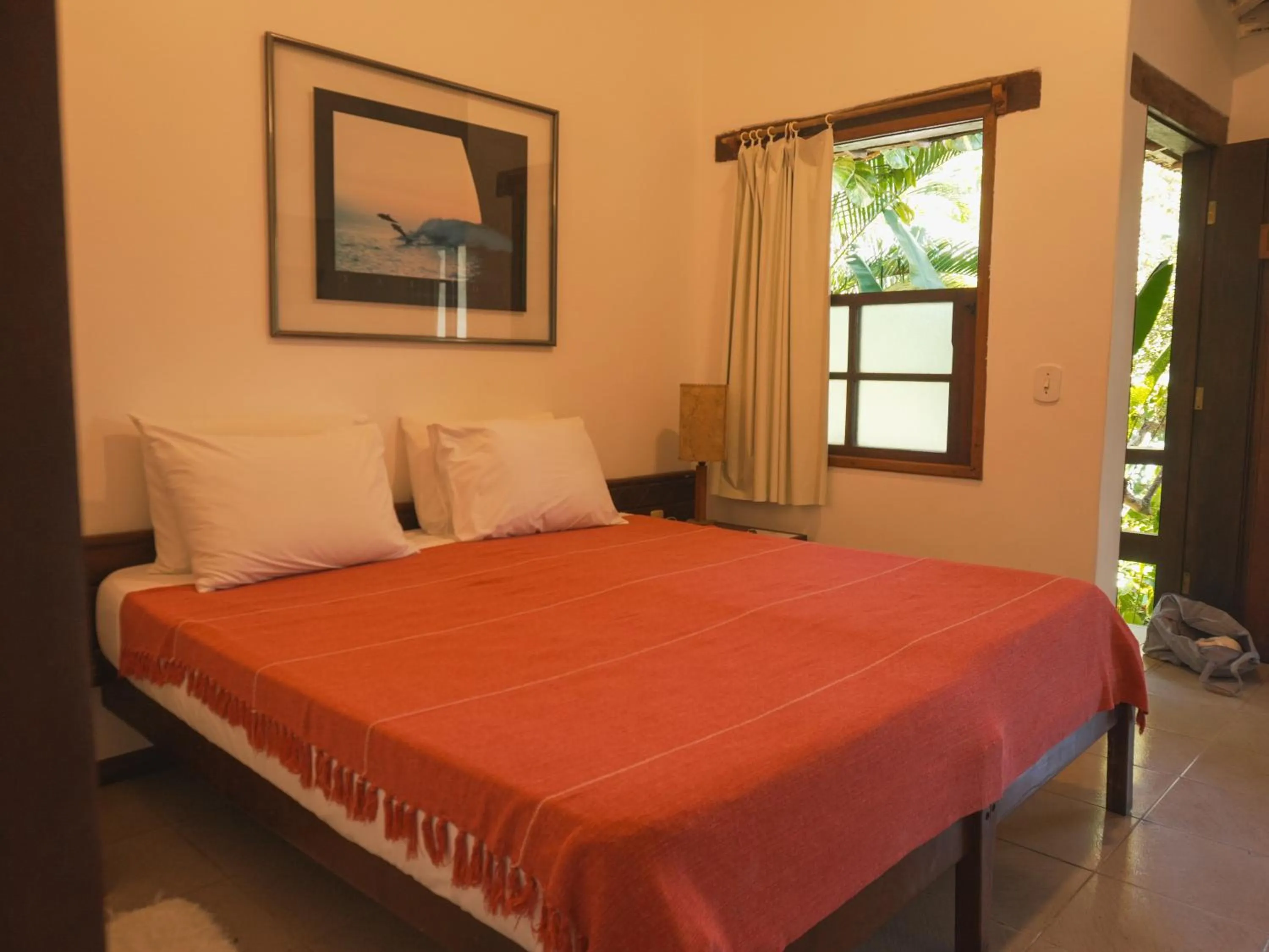 Bed in Pousada Erva Doce