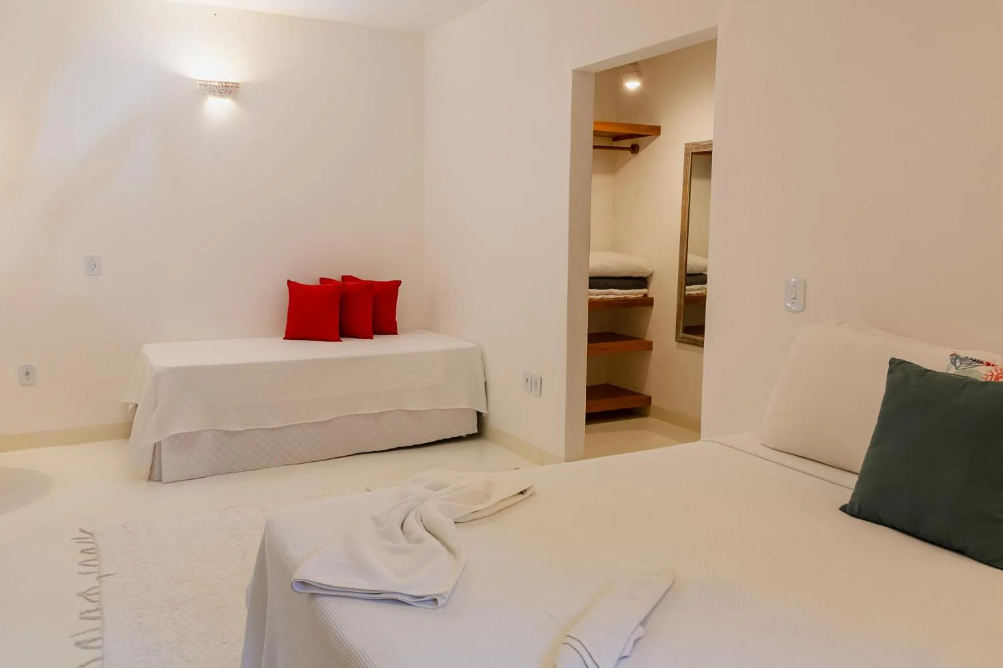 Bed in Pousada Erva Doce