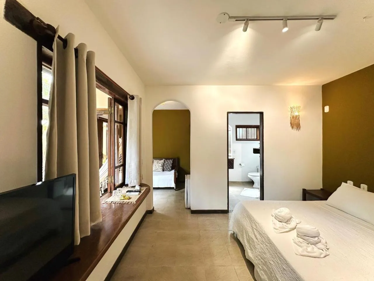 Bedroom, Bed in Pousada Erva Doce