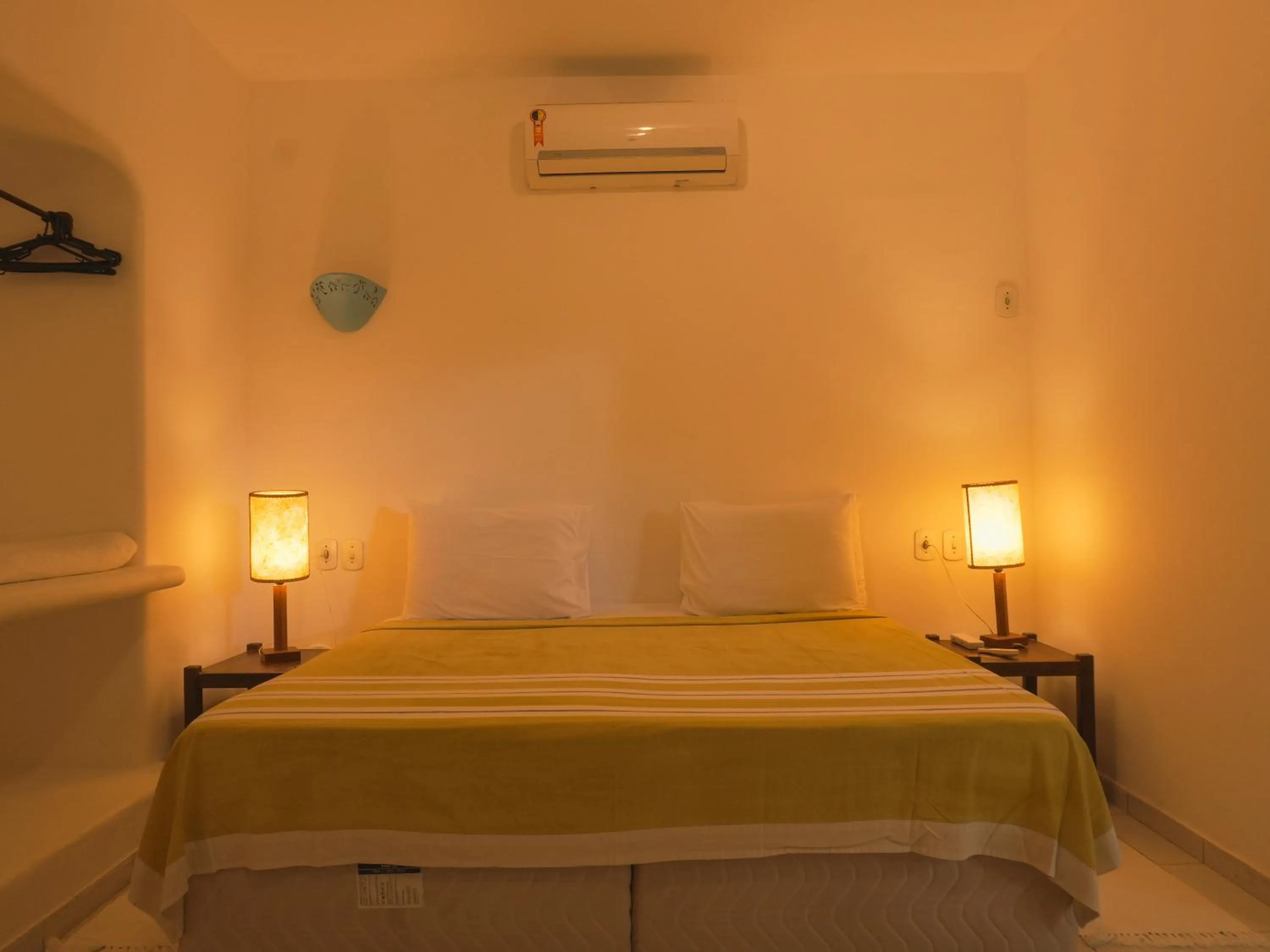 Bed in Pousada Erva Doce