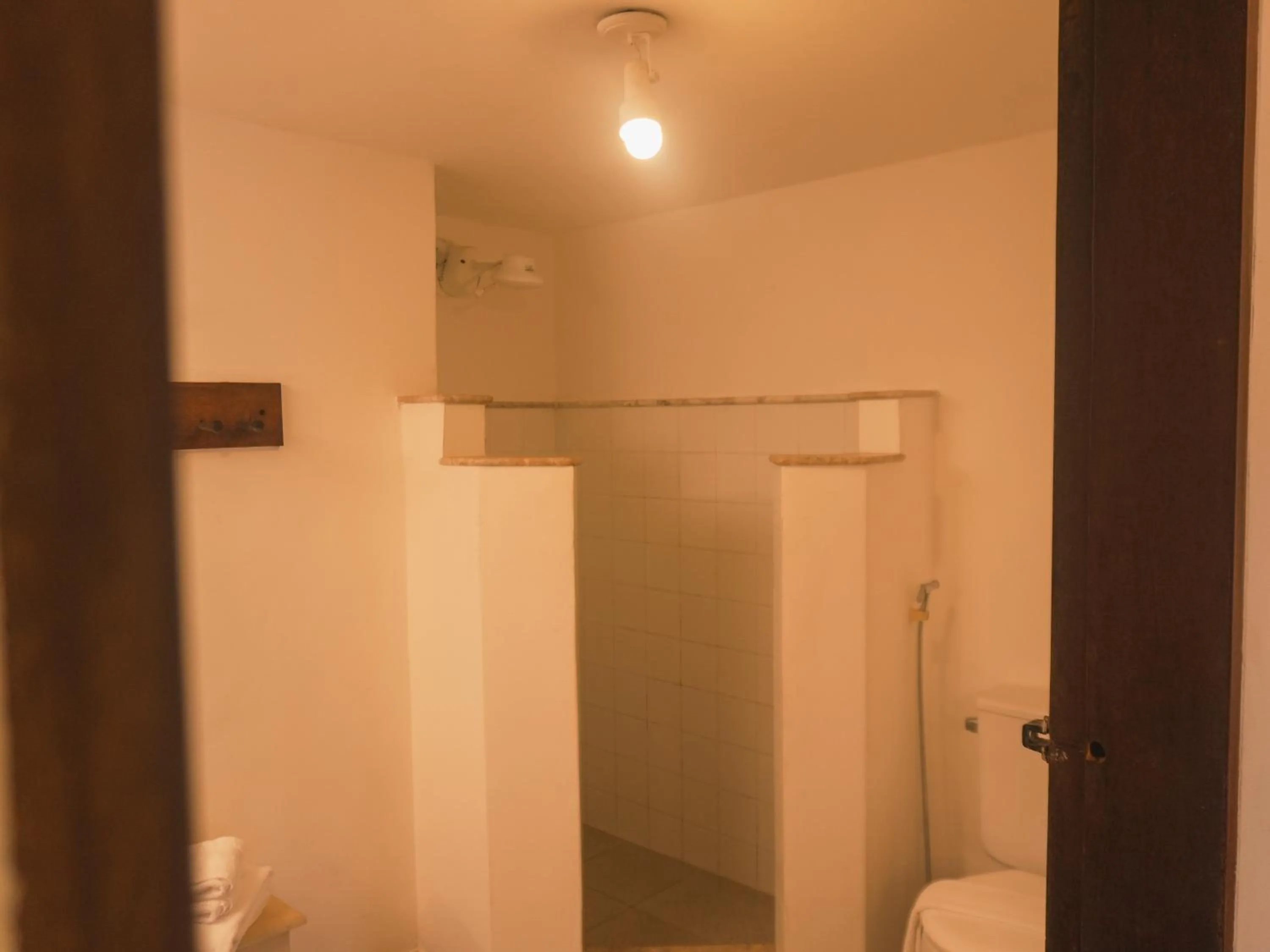 Shower in Pousada Erva Doce