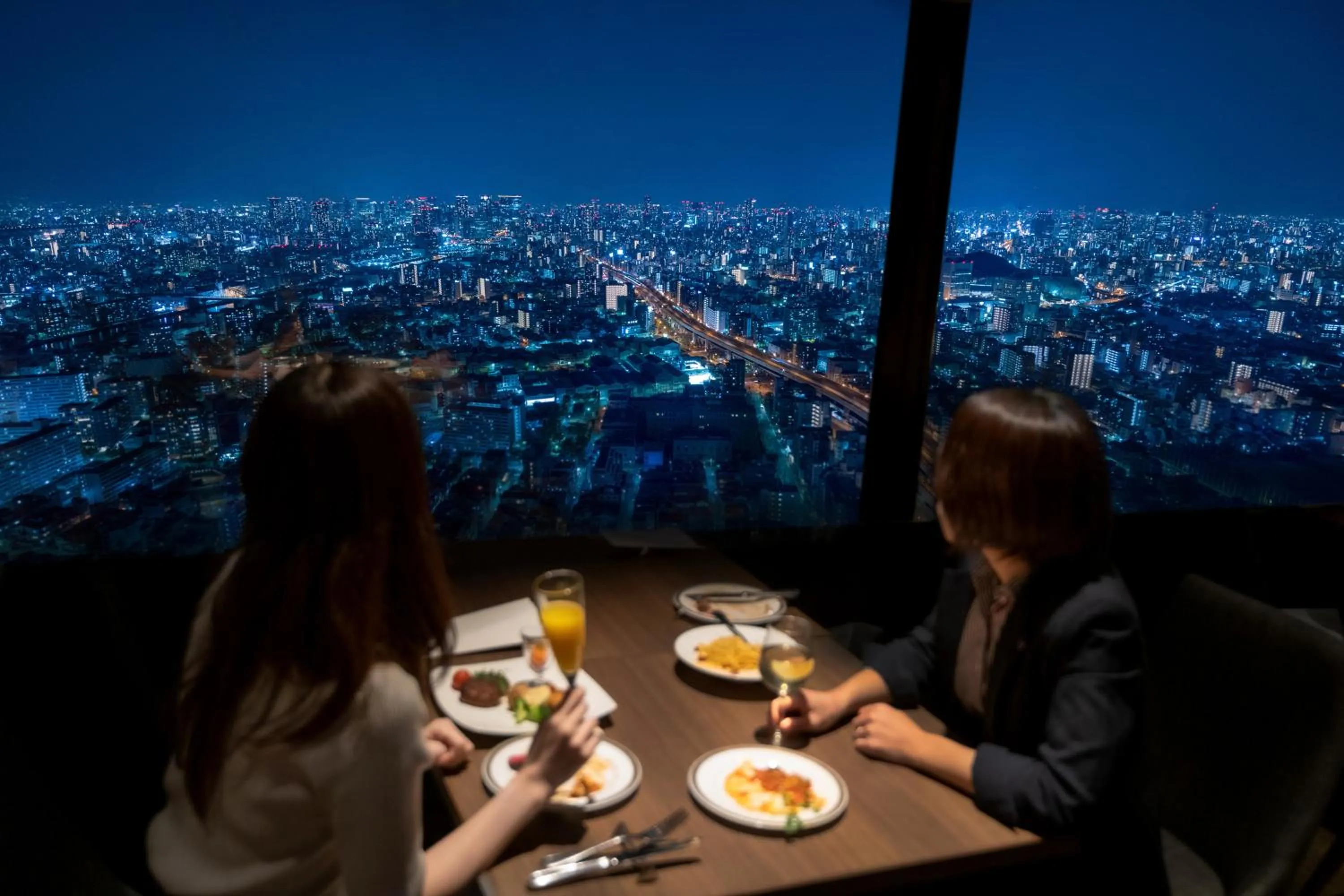 City view in Art Hotel Osaka Bay Tower