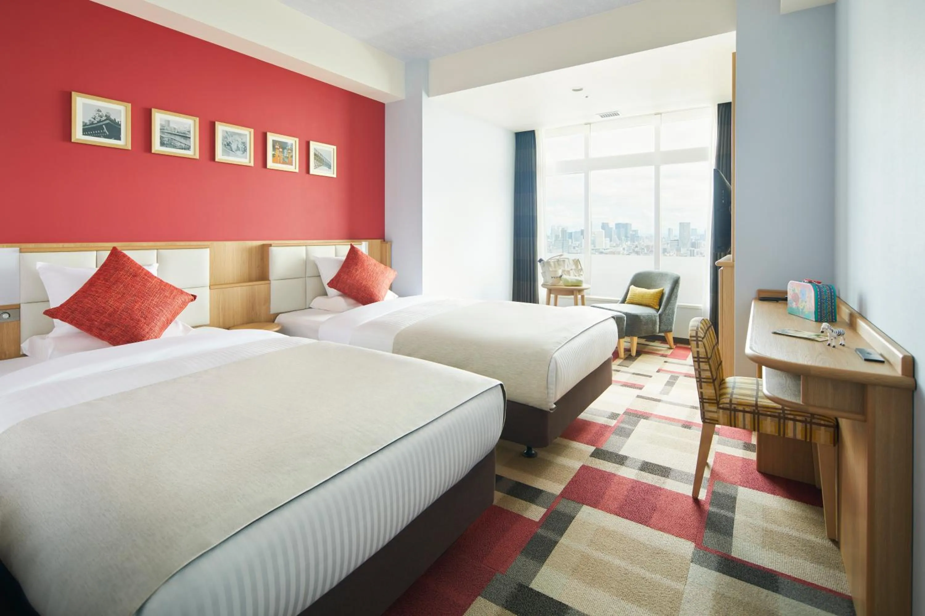 Photo of the whole room, Bed in Art Hotel Osaka Bay Tower