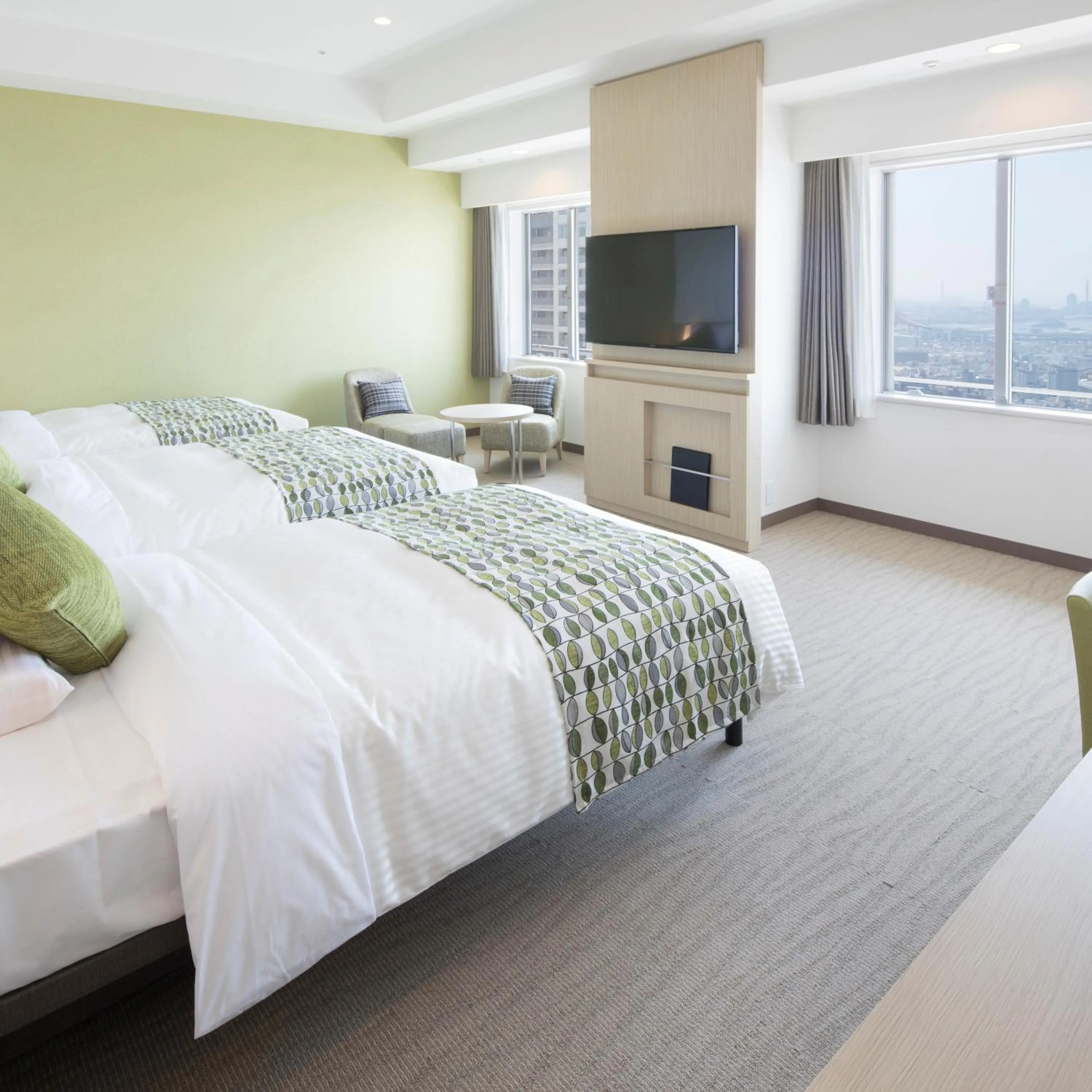 Photo of the whole room, Bed in Art Hotel Osaka Bay Tower