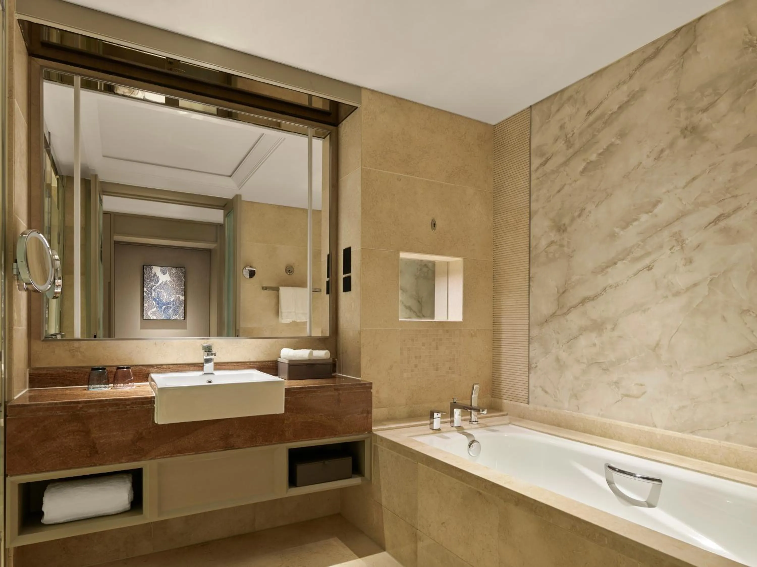 Bath in Shanghai Marriott Hotel Yangpu Riverside