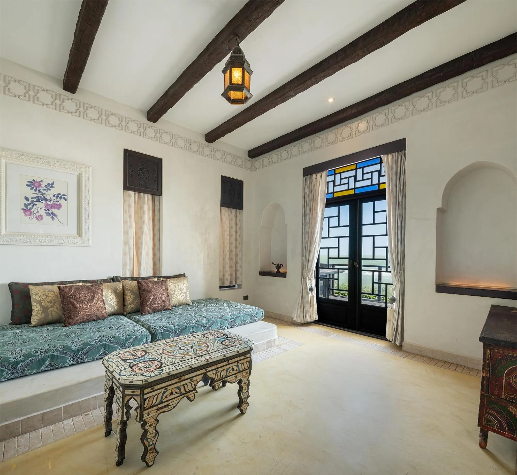 Living room in Villa Maroc Resort
