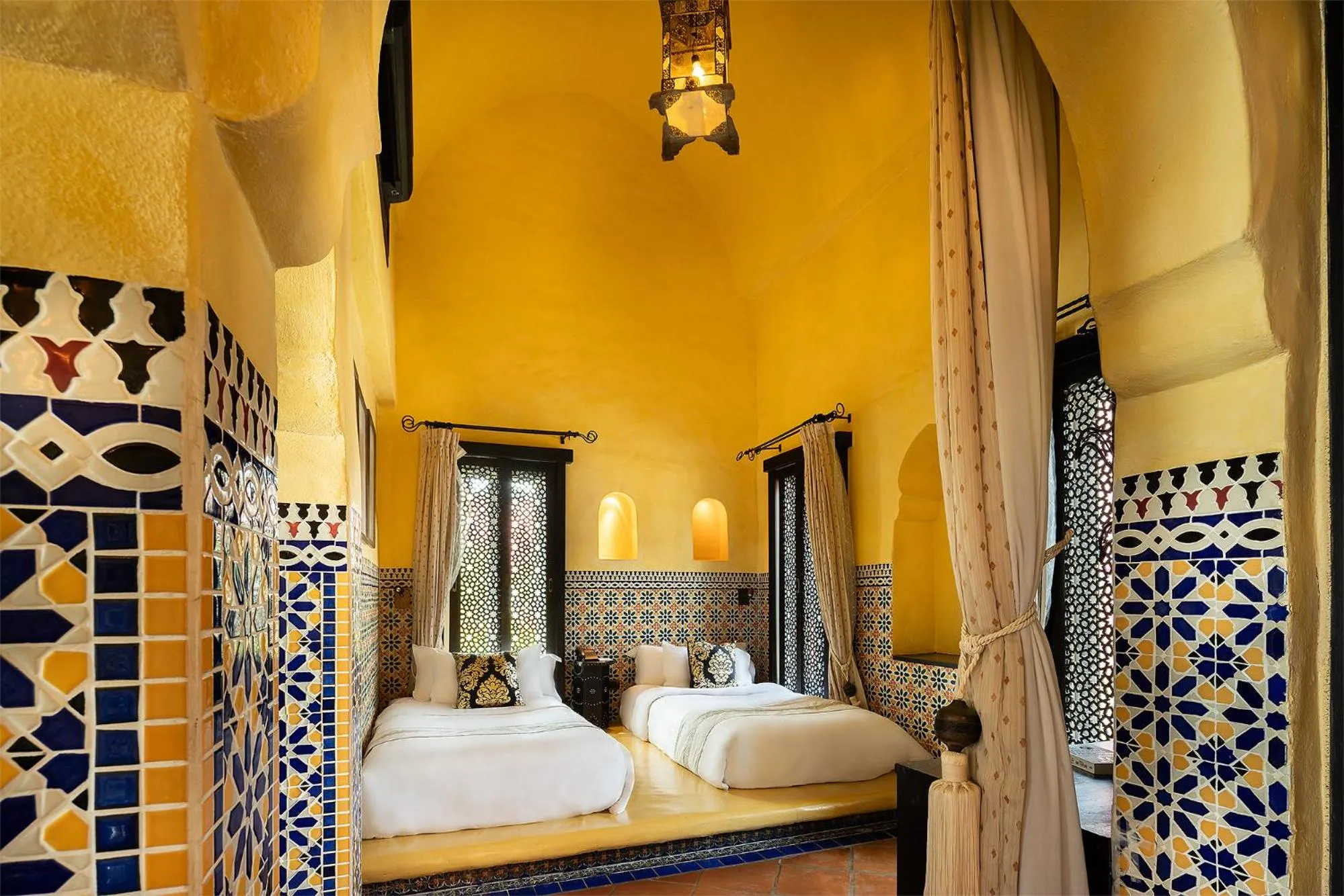 Bed in Villa Maroc Resort