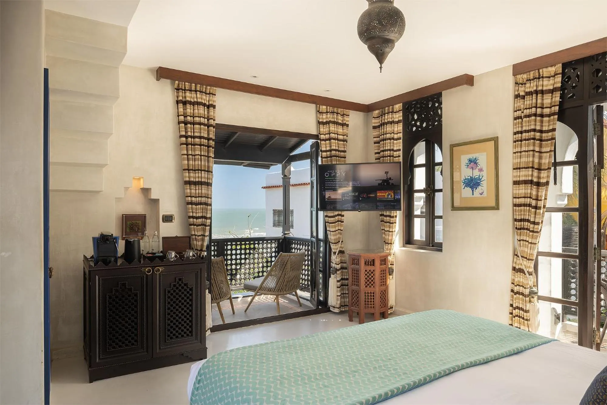 View (from property/room), Bed in Villa Maroc Resort