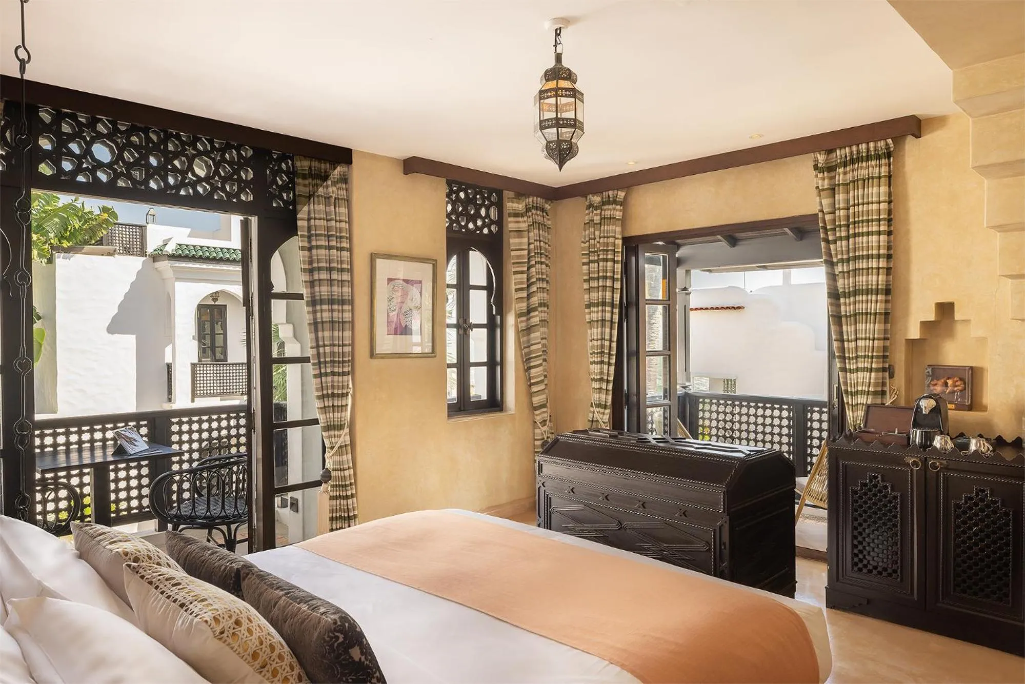 View (from property/room), Bed in Villa Maroc Resort